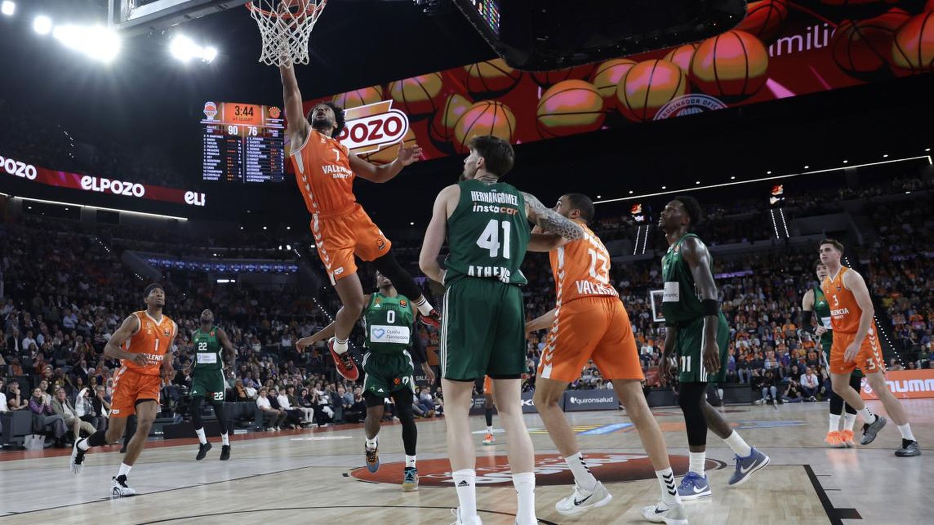 Valencia Basket y Panathinaikos empiezan los cuartos de final de la Euroliga