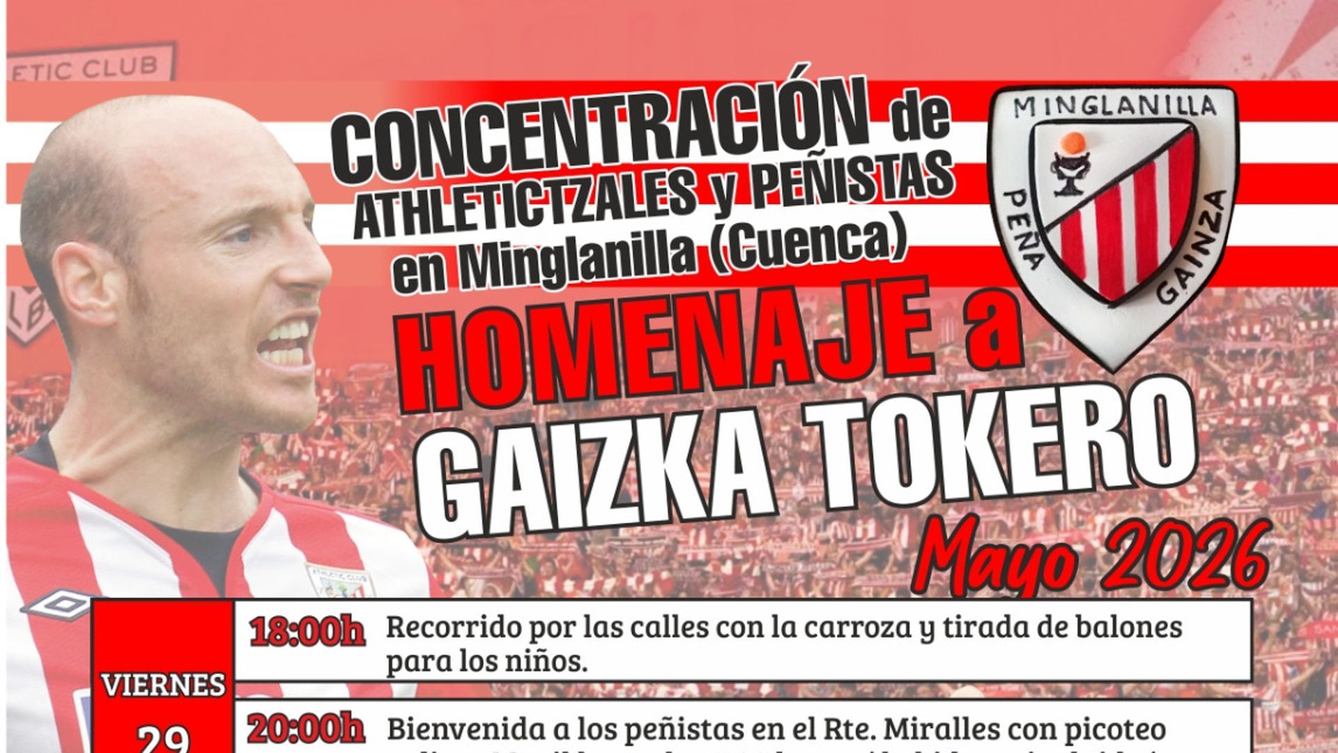 Actos del Homenaje a Gaizka Toquero de la Peña Gainza de Minglanilla