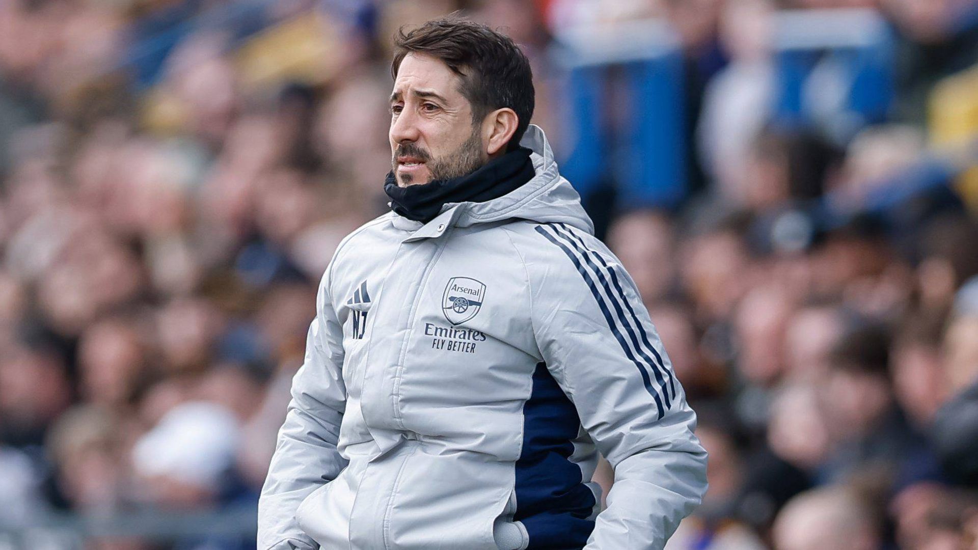 Arteta junto a Nicolas Jover