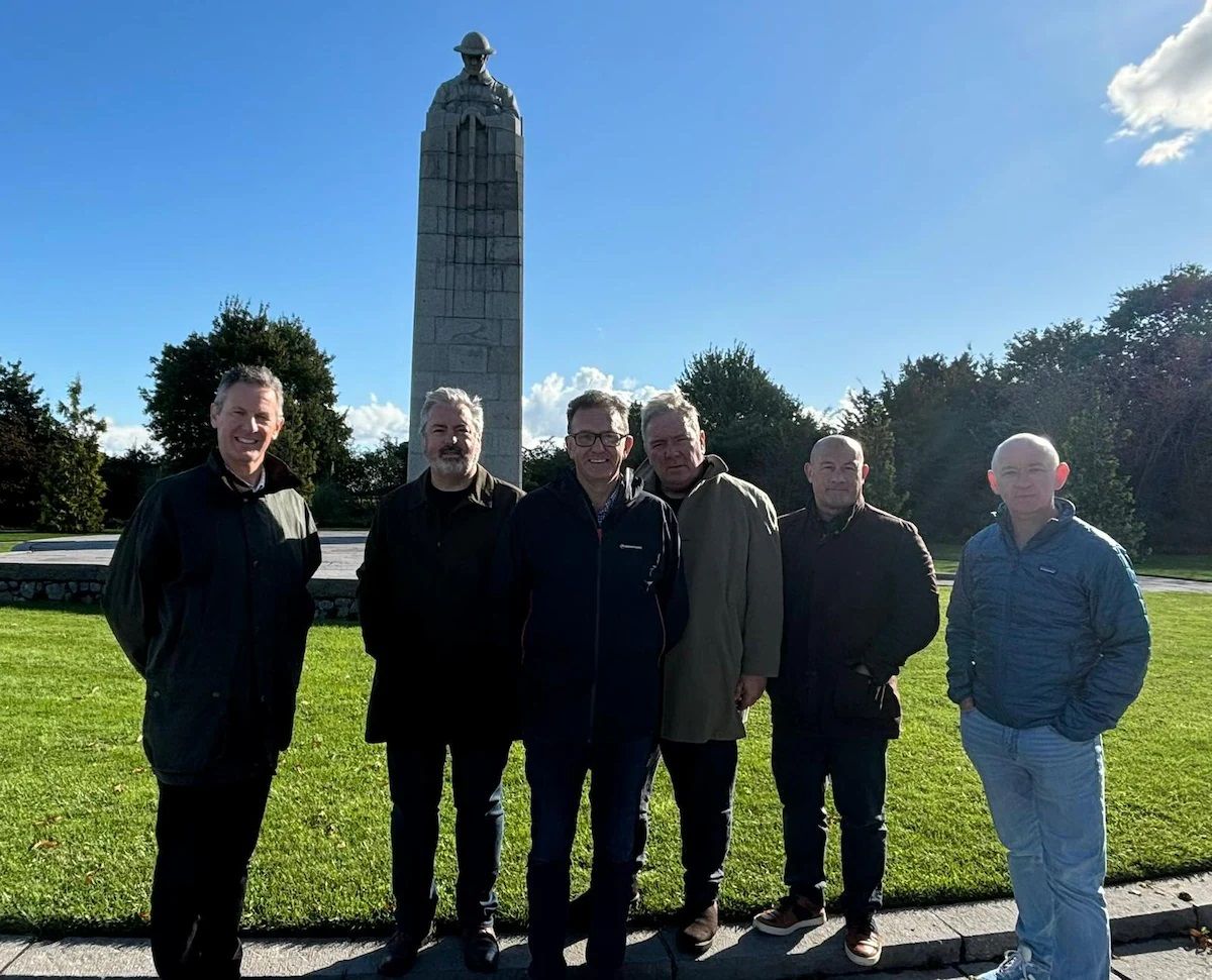 El grupo en Ypres, Bélgica, en 2024