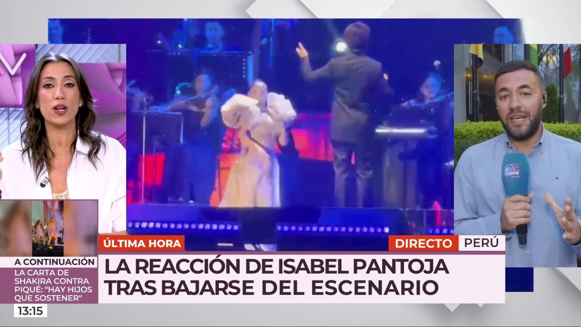 La reacción de Isabel Pantoja al bajarse del escenario, en 'Vamos a ver': "No encontraba el tono, no escuchaba bien"
