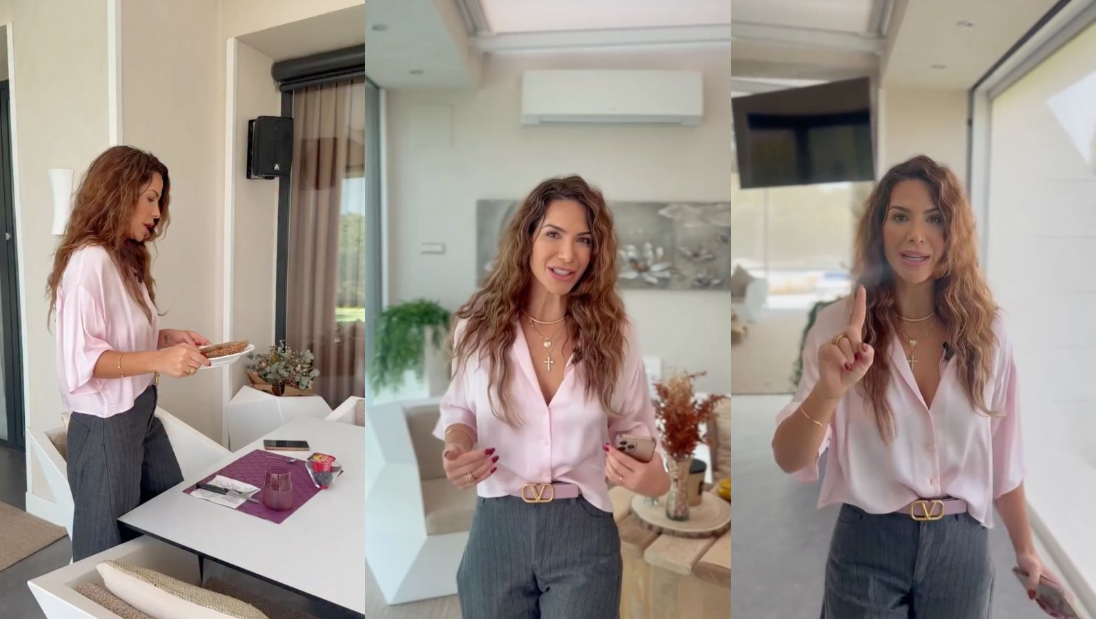 El salón de Tamara Gorro de su casa en La Finca