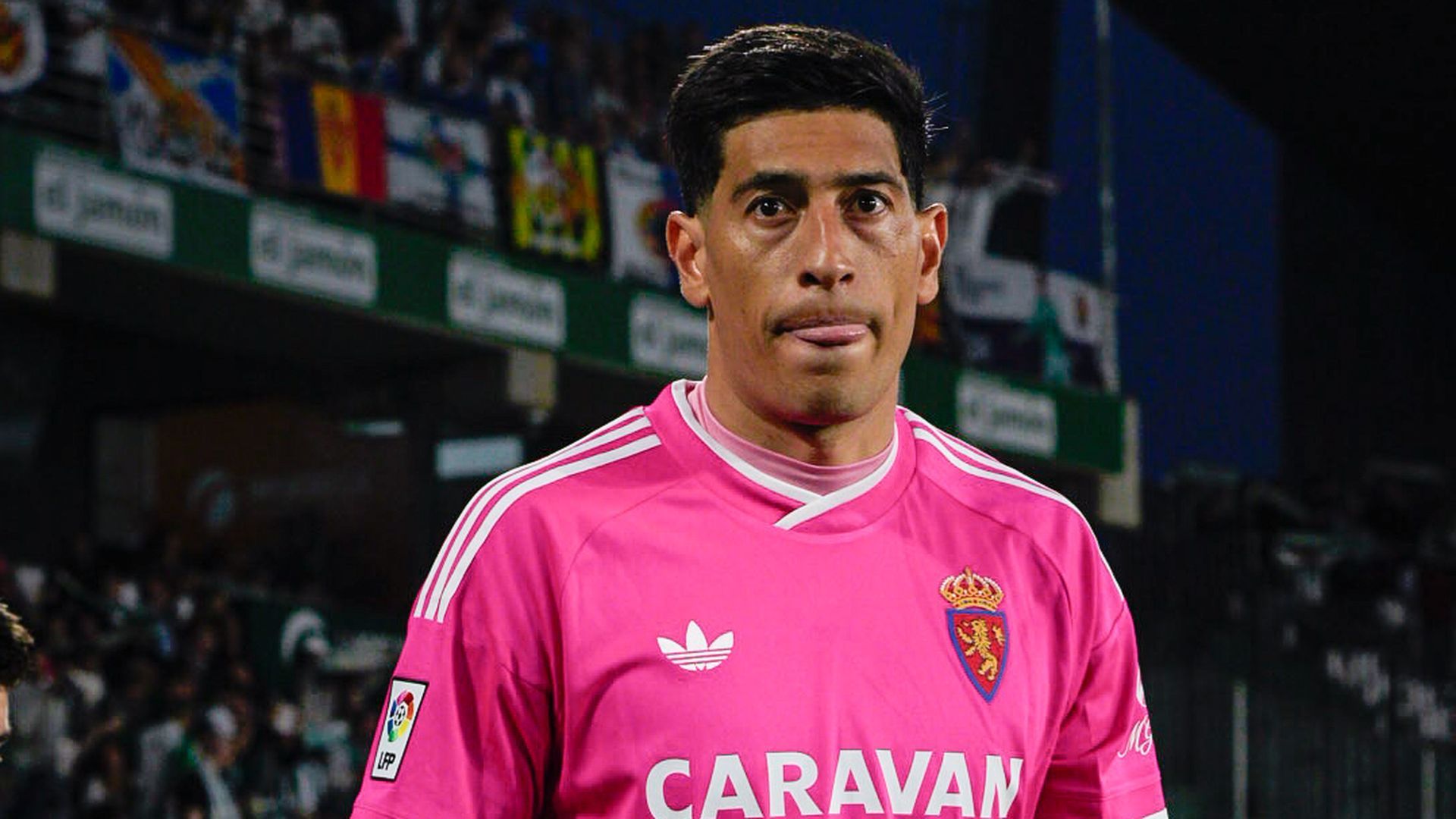 Esteban Andrada en un encuentro liguero