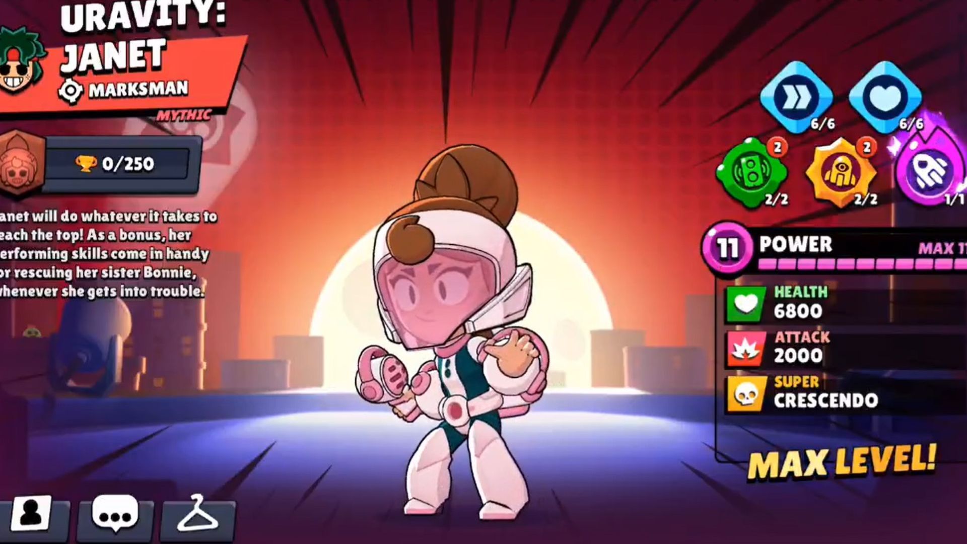 Janet Uravity, la nueva skin de Brawl Stars