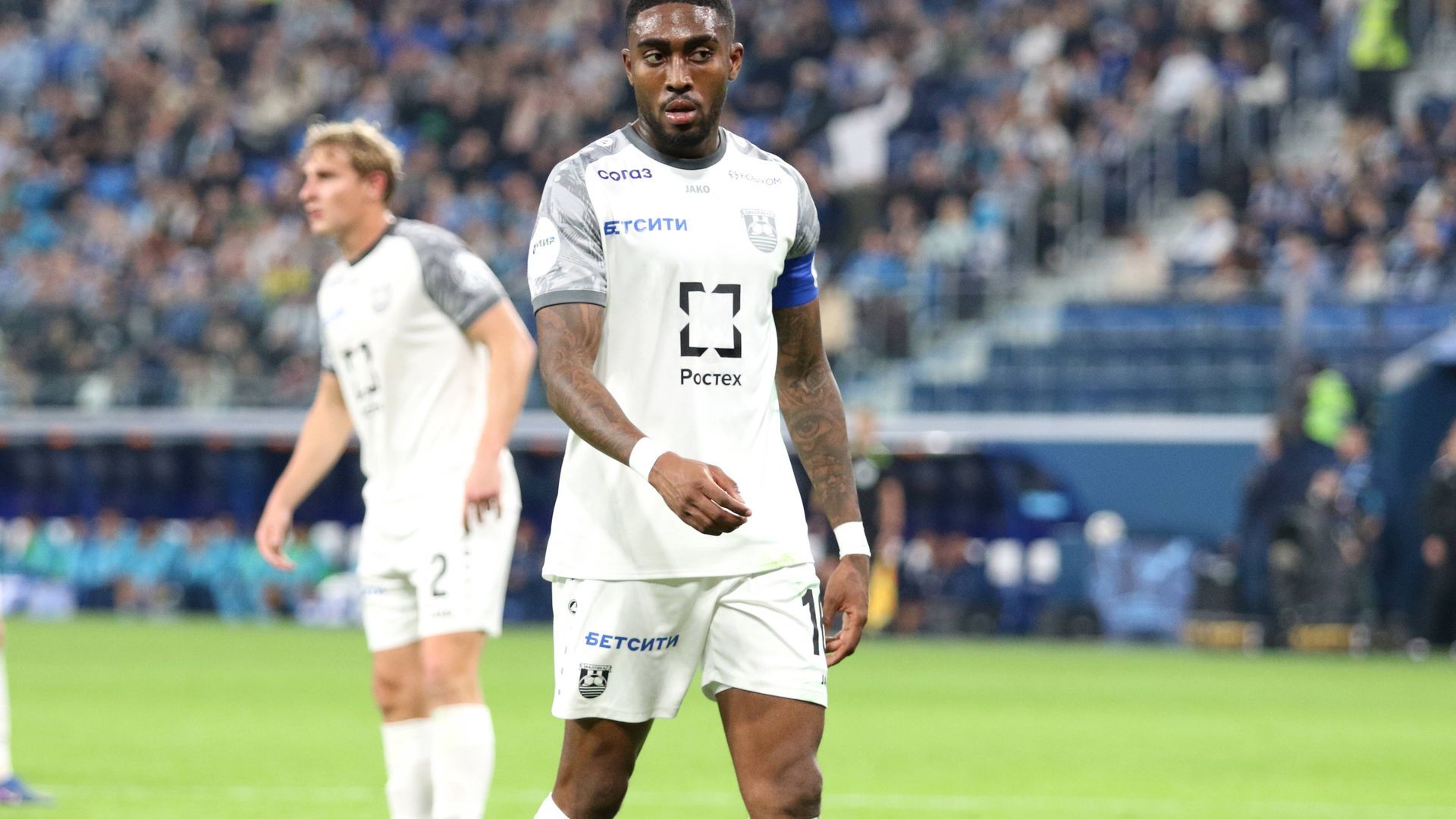 Kevin Andrade, jugando con el Baltika de Kaliningrado