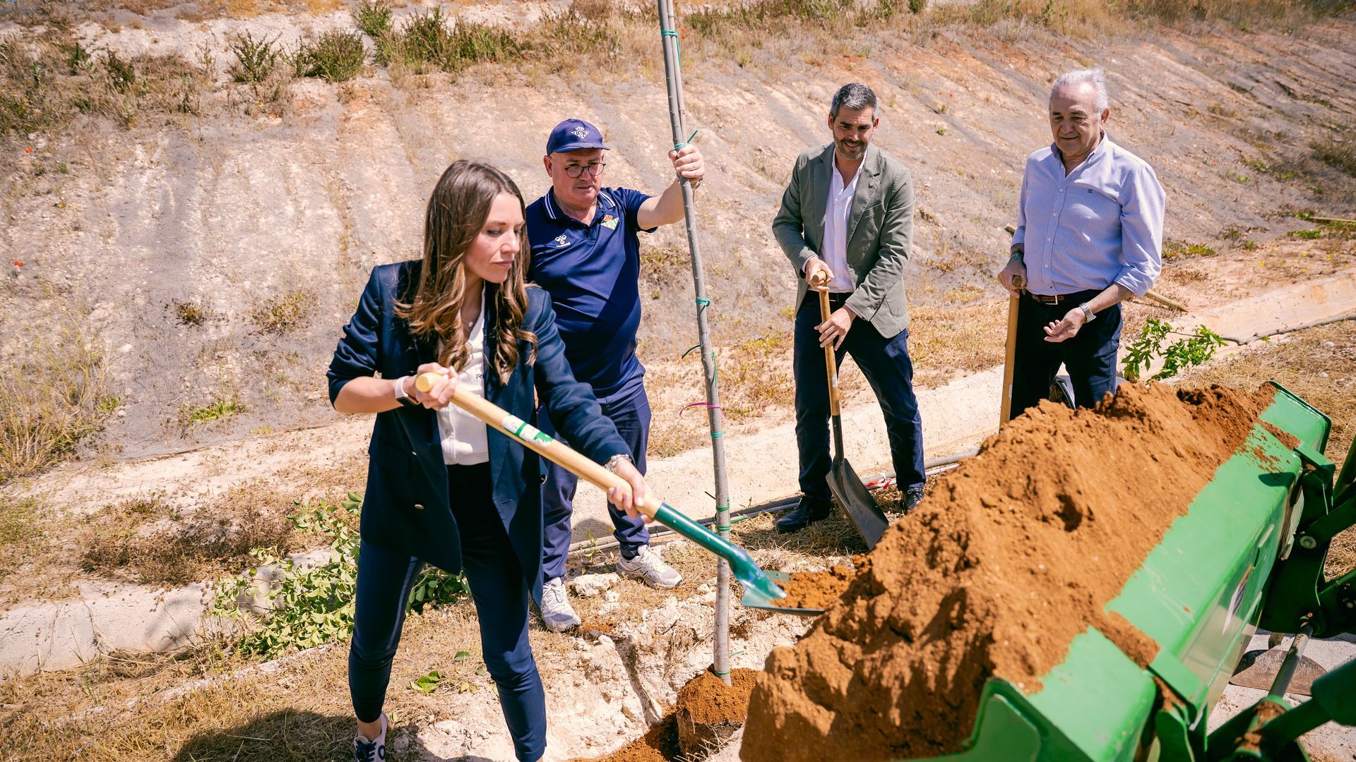La nueva zona de arbolado de la ciudad deportiva