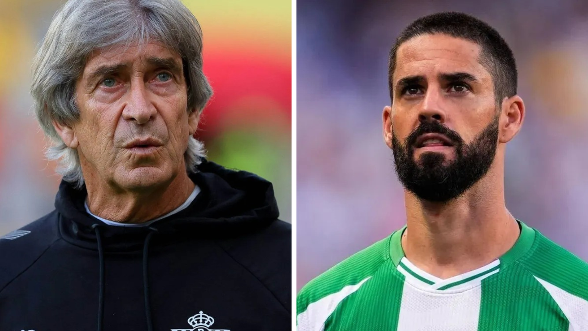 Manuel Pellegrini e Isco Alarcón