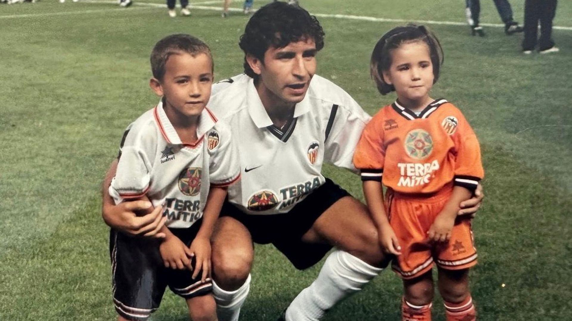 Milla Aspas durante su etapa en el Valencia CF