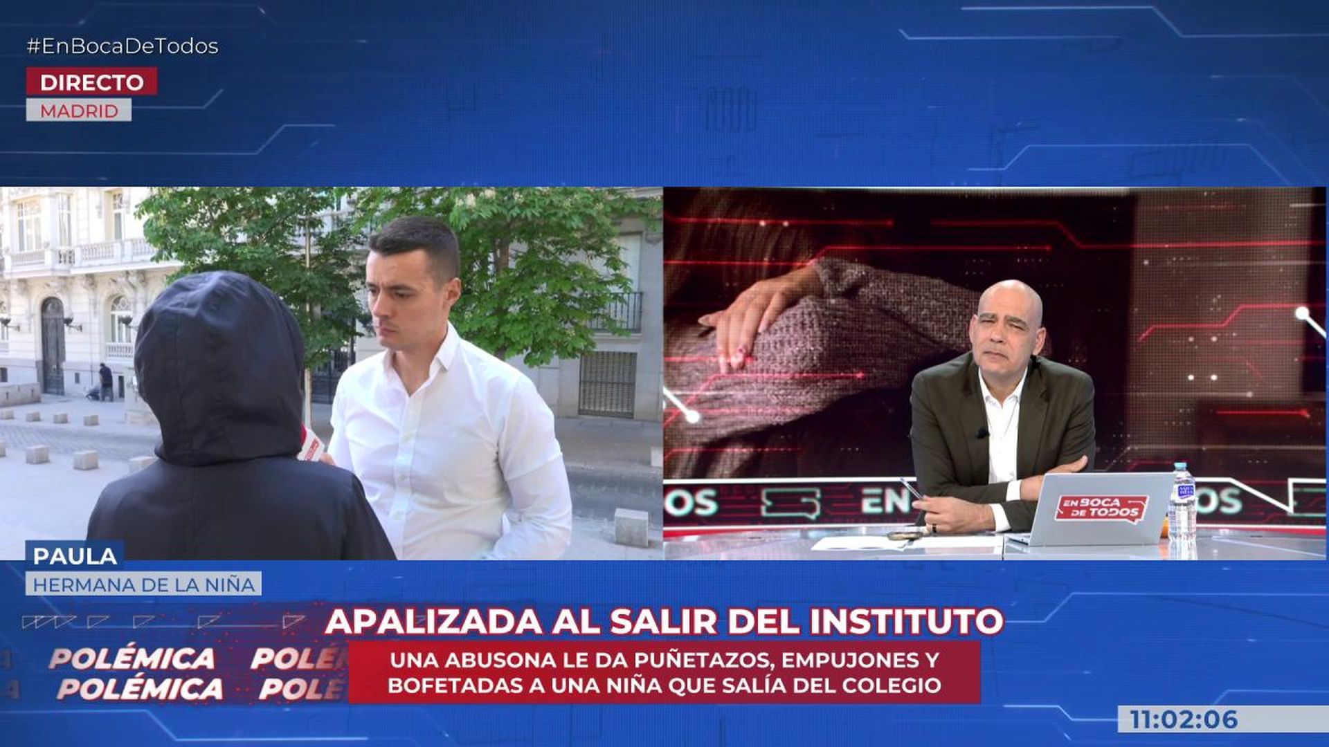 Paula, hermana de la víctima, en directo en 'En boca de todos'