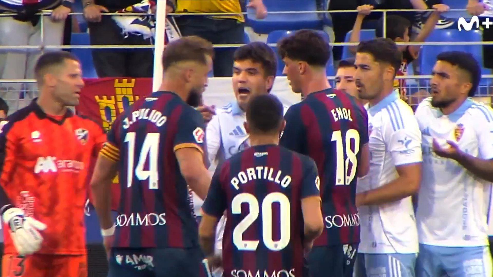 Pulido, en la acción de Tasende