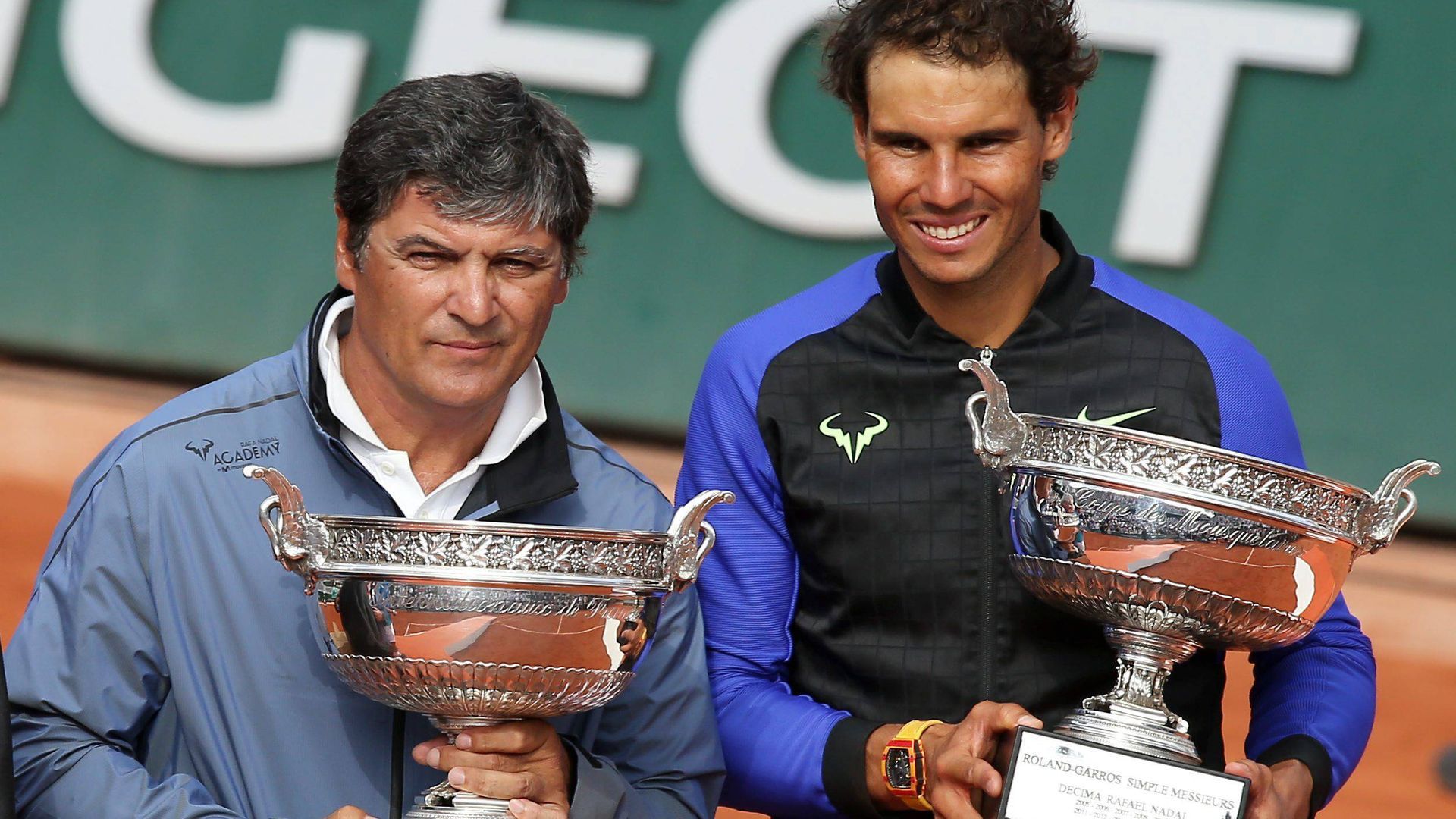 Rafa Nadal y el tío Toni