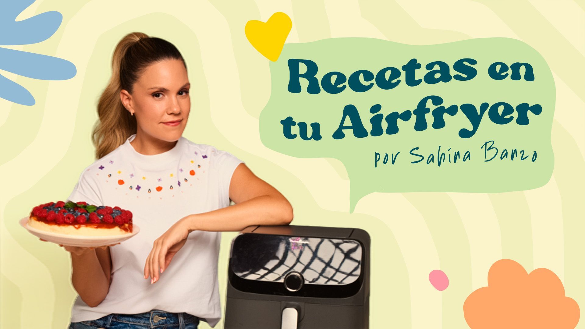 Sabina Banzo, recetas con airfryer