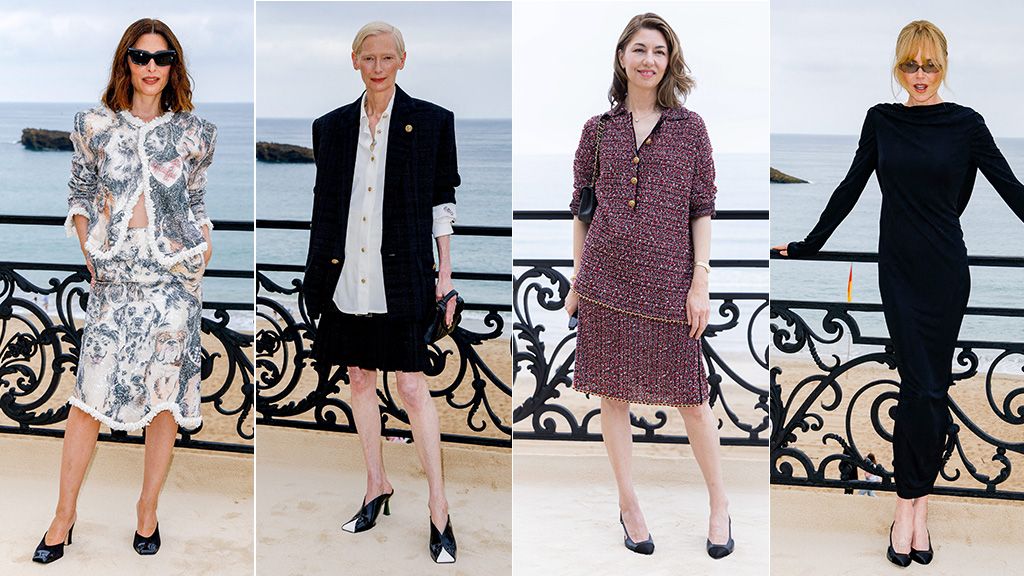 Sofia Coppola, Tilda Swinton, Bárbara Lennie y Nicole Kidman en el desfile de Chanel Cruise