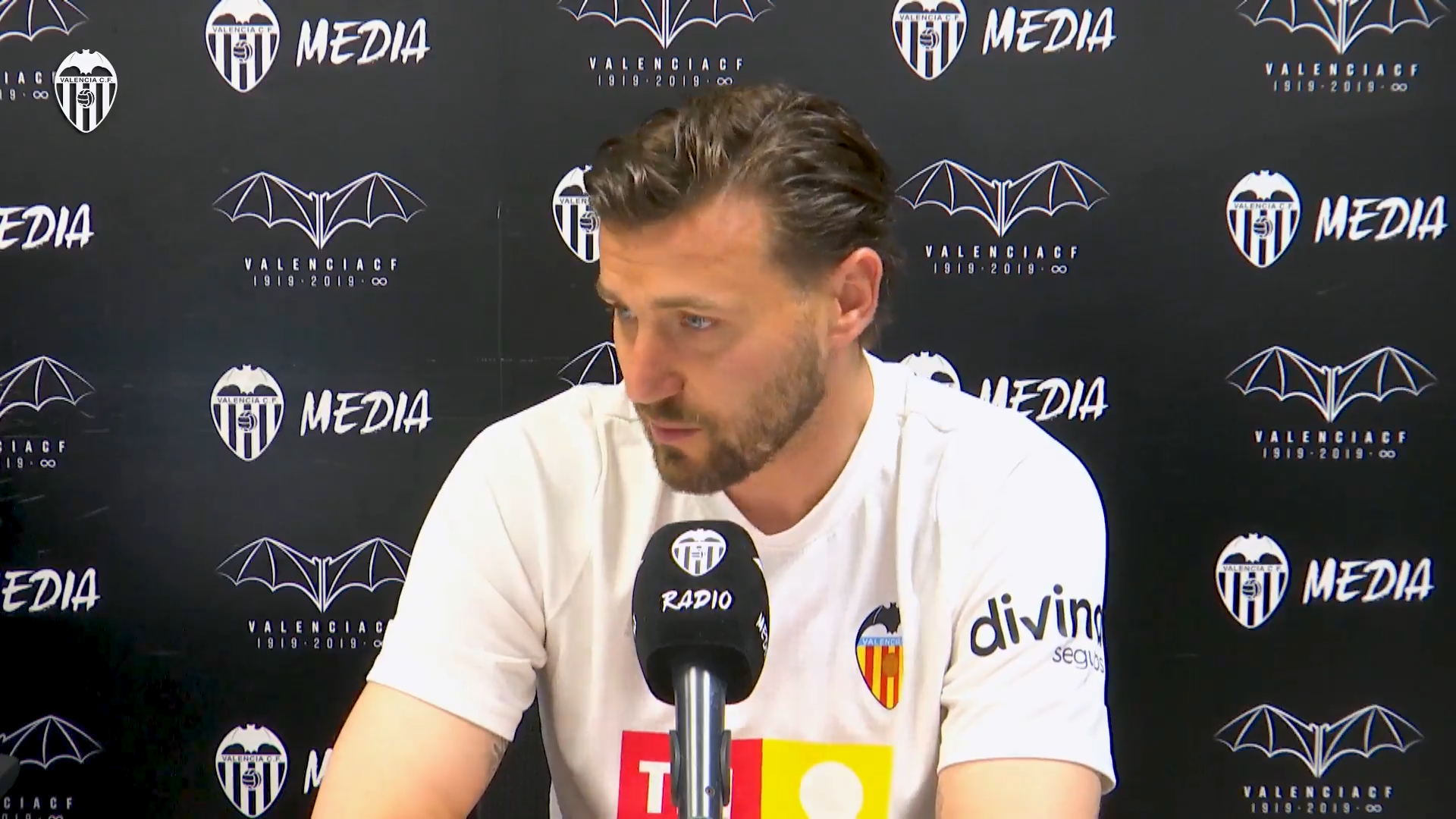 Stole Dimitrievski durante una entrevista