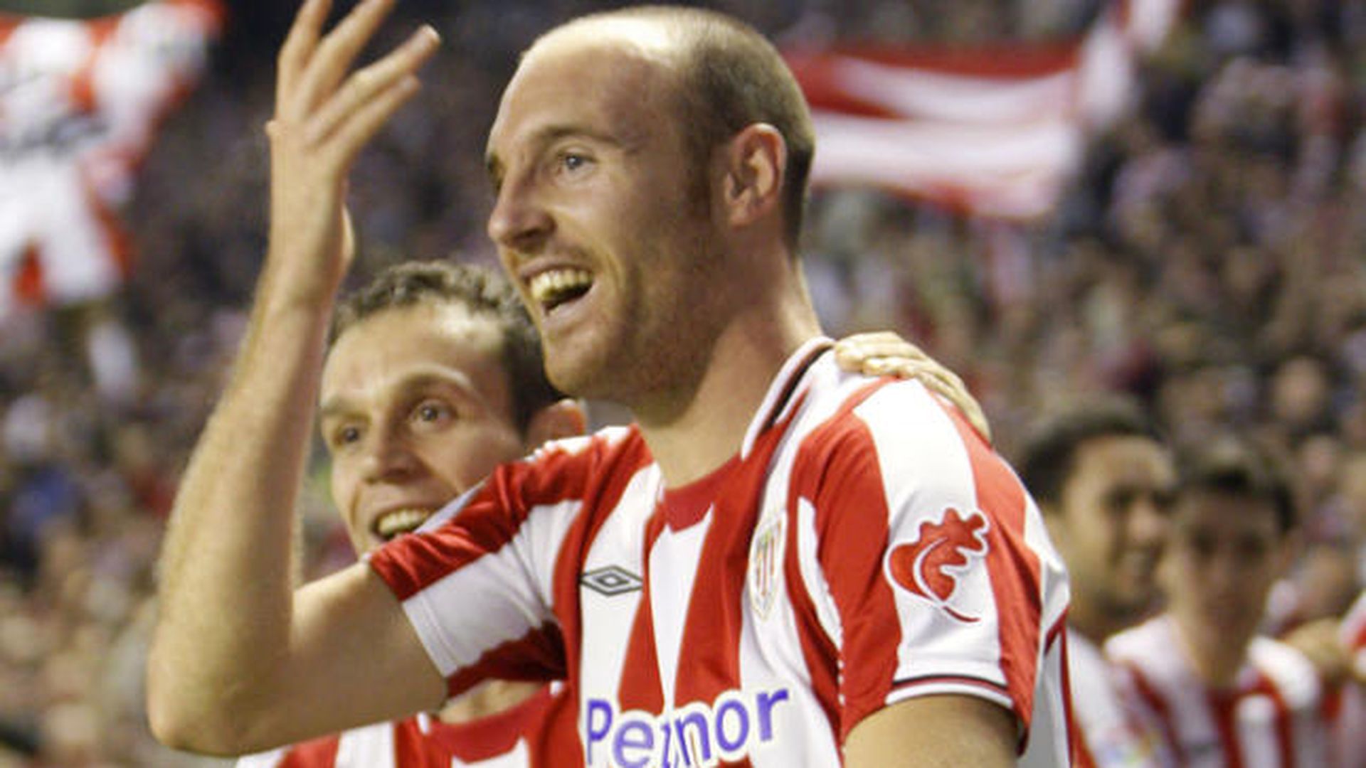 Gaizka Toquero y Koikili en la final de Copa de Valencia