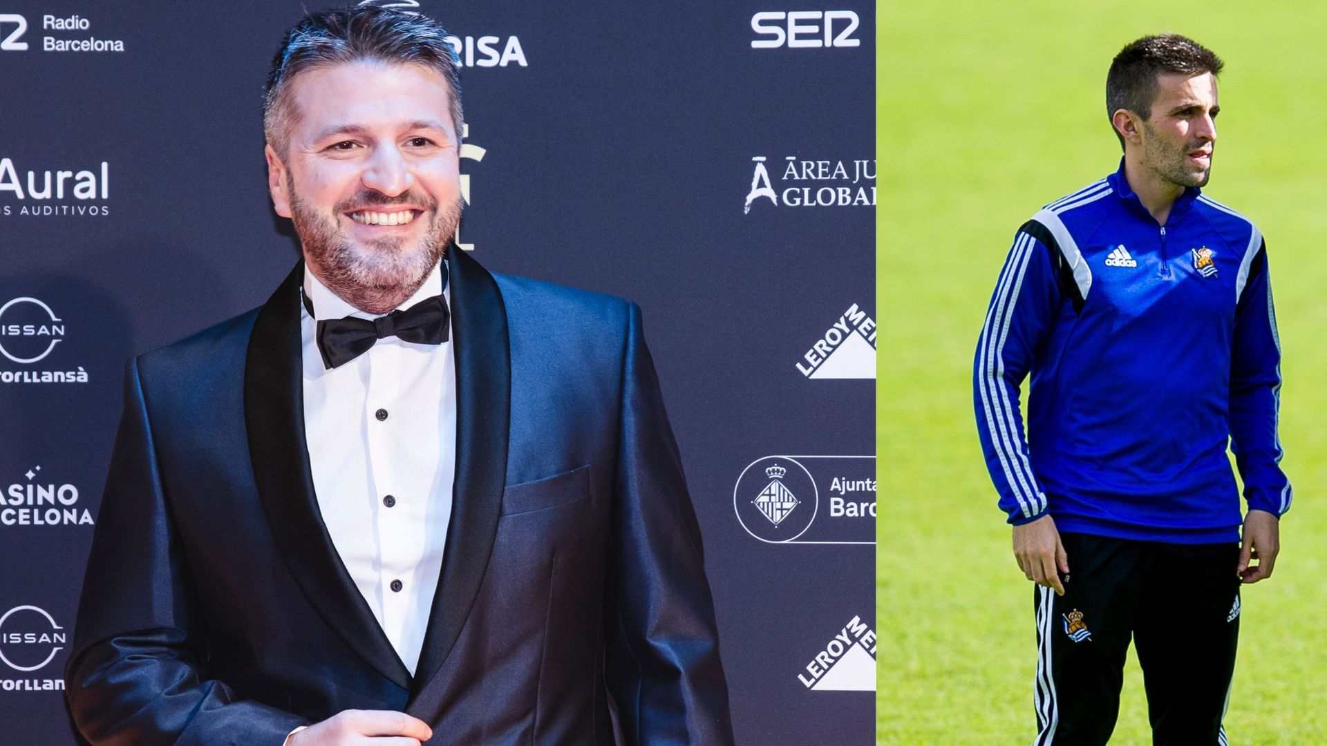 Aimar Bretos y Erik Bretos, uno de sus hermanos, a la derecha