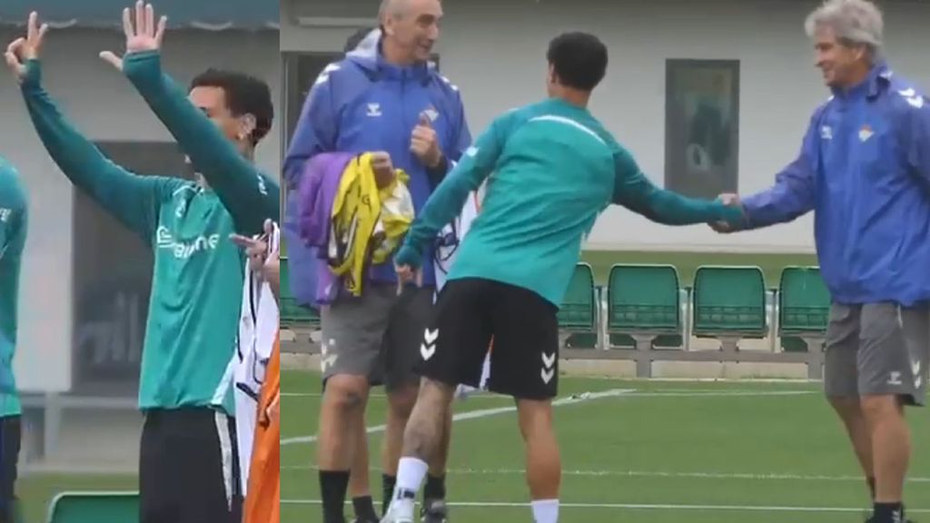 Las bromas de Antony con Manuel Pellegrini