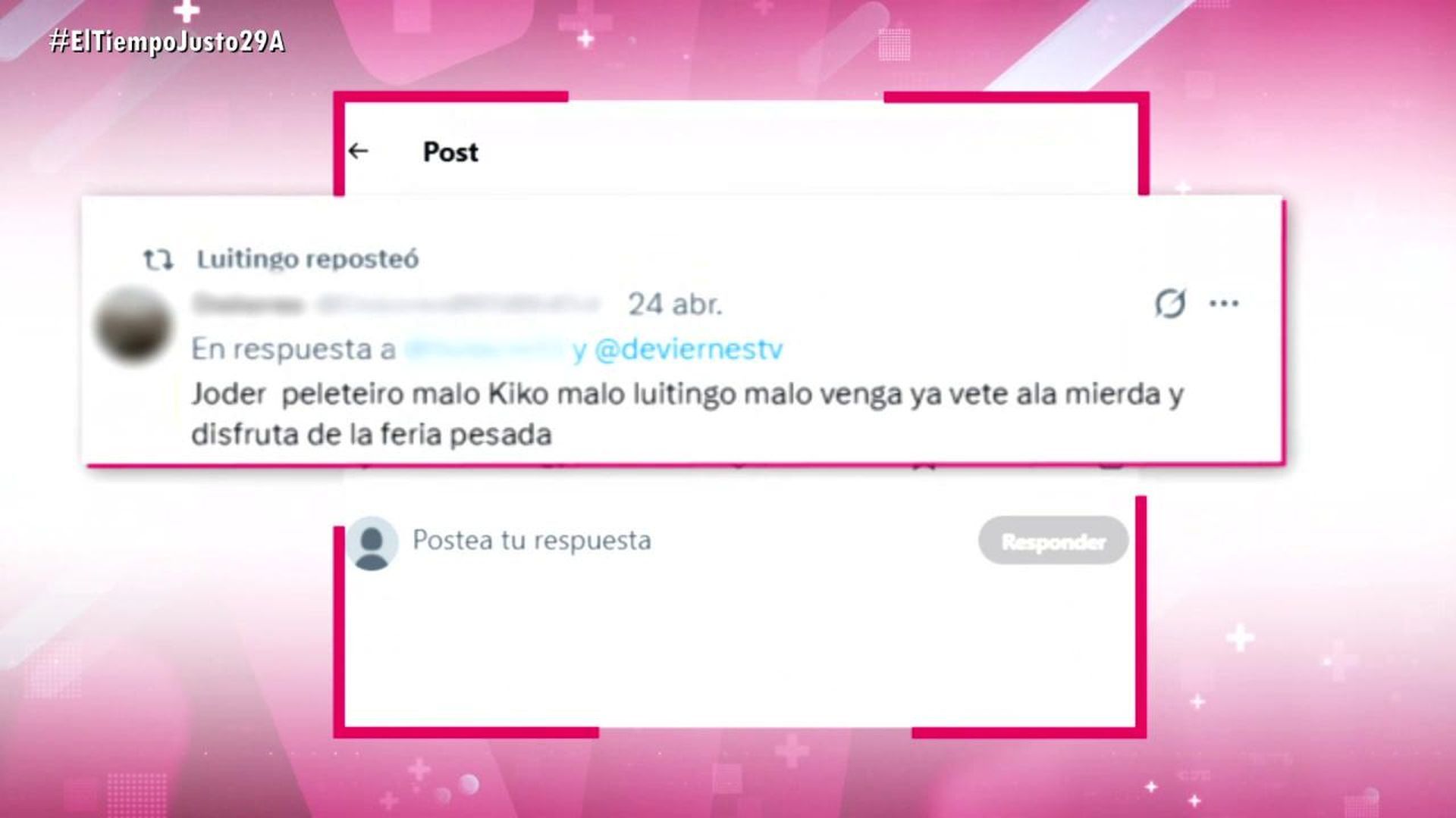 El comentario que Luitingo ha compartido