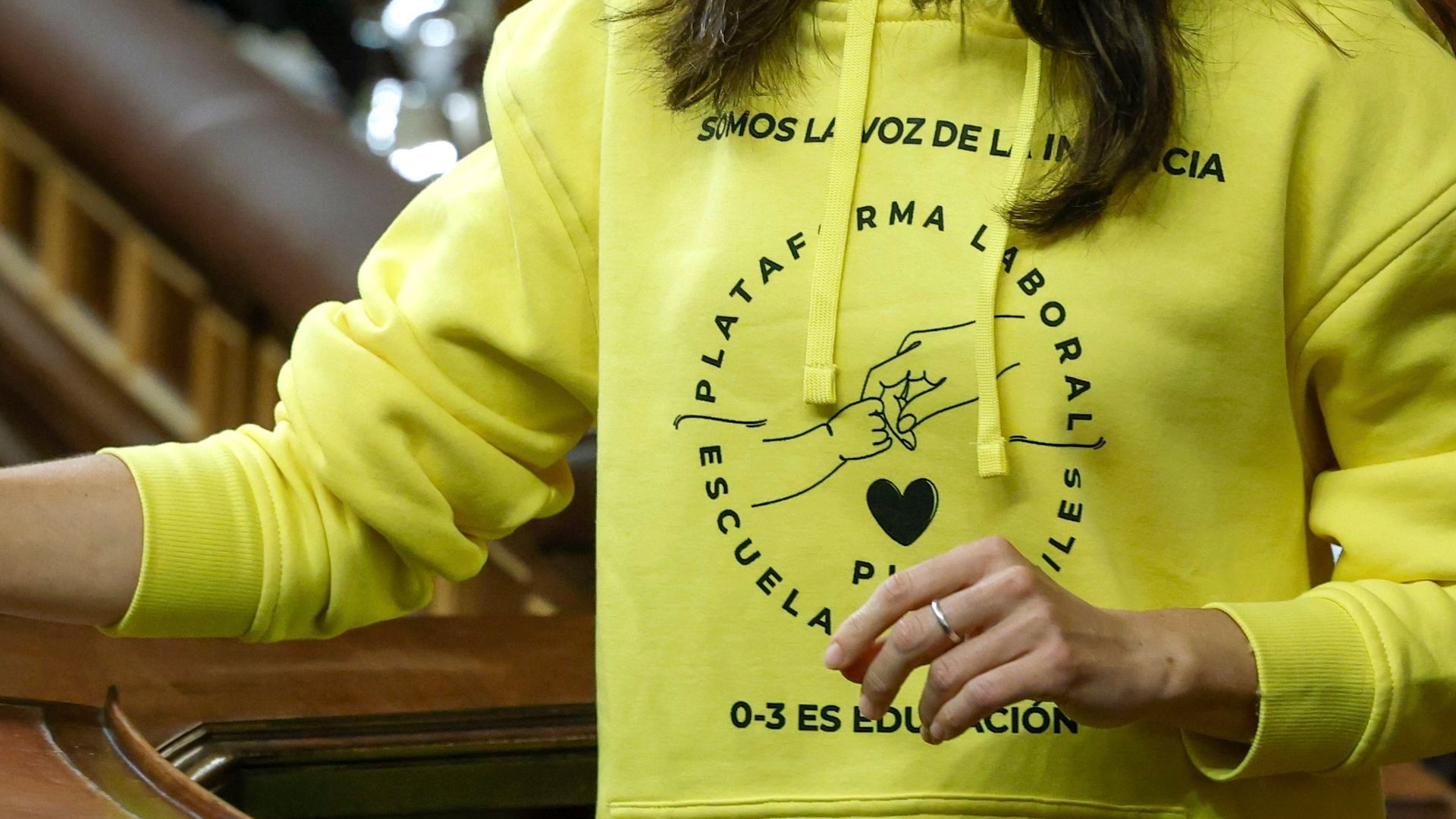 Ione Belarra en la sesión de control en el Congreso de este miércoles