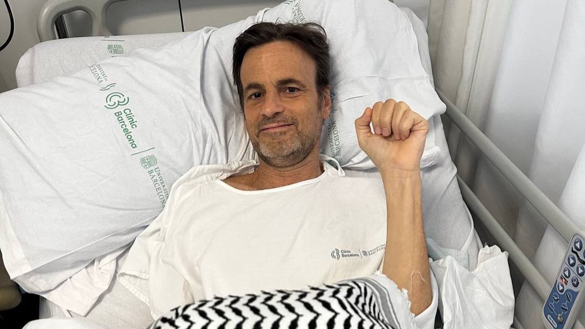Jaume Asens, en el hospital