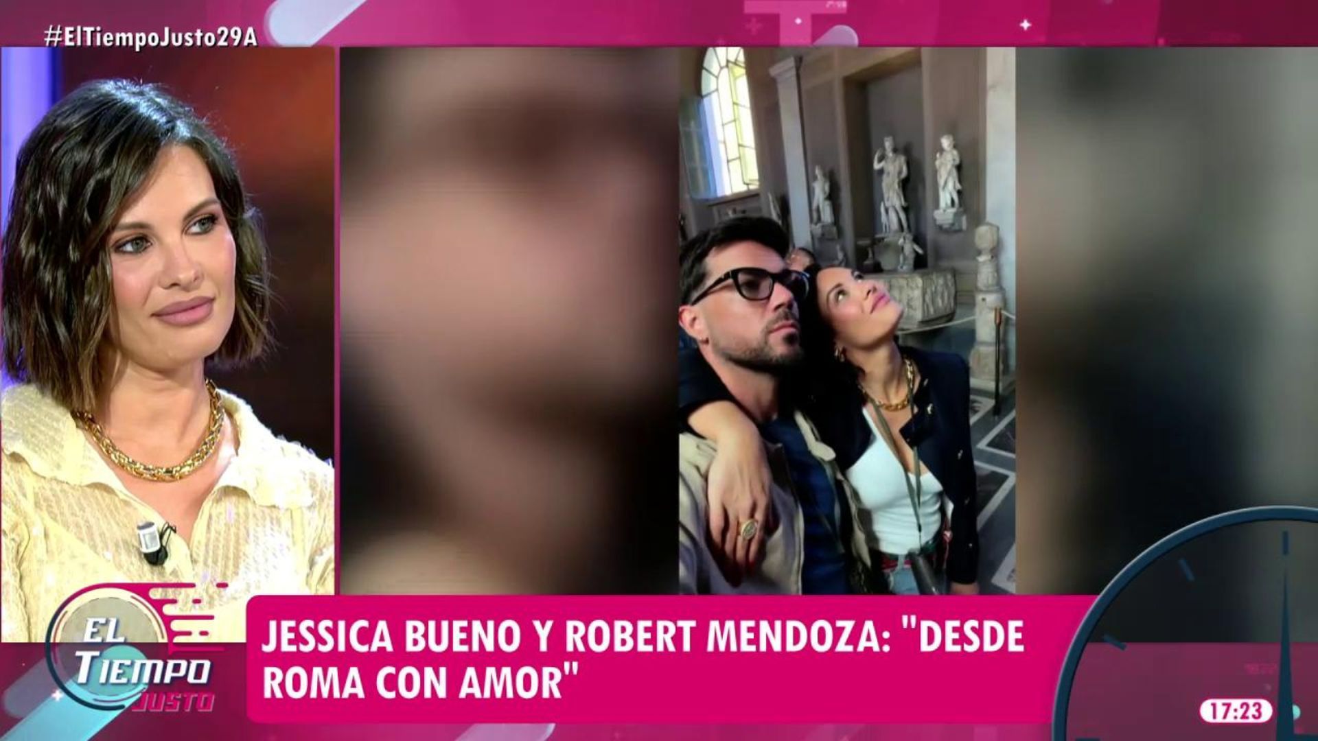 Jessica Bueno habla de Robert Mendoza y su viaje a Roma
