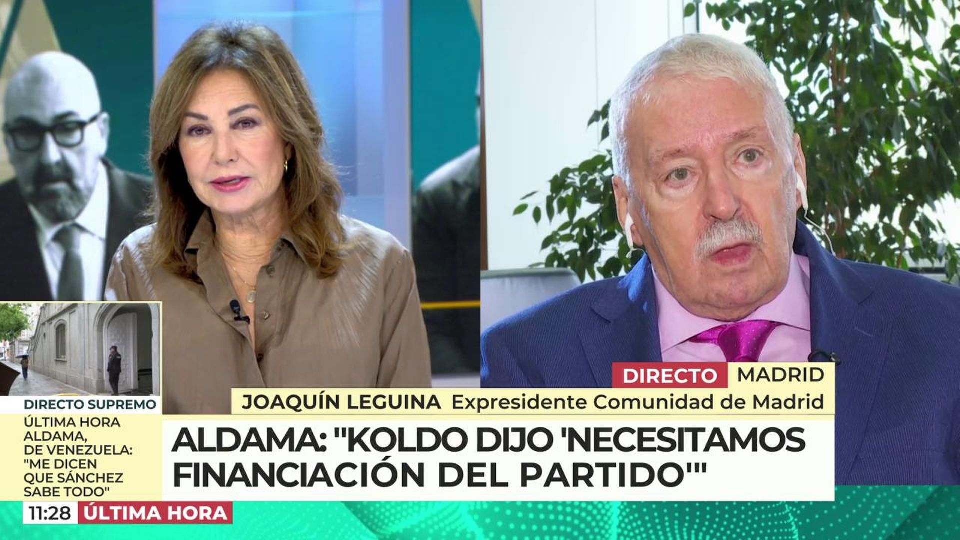 Joaquín Leguina, expresidente de la Comunidad de Madrid