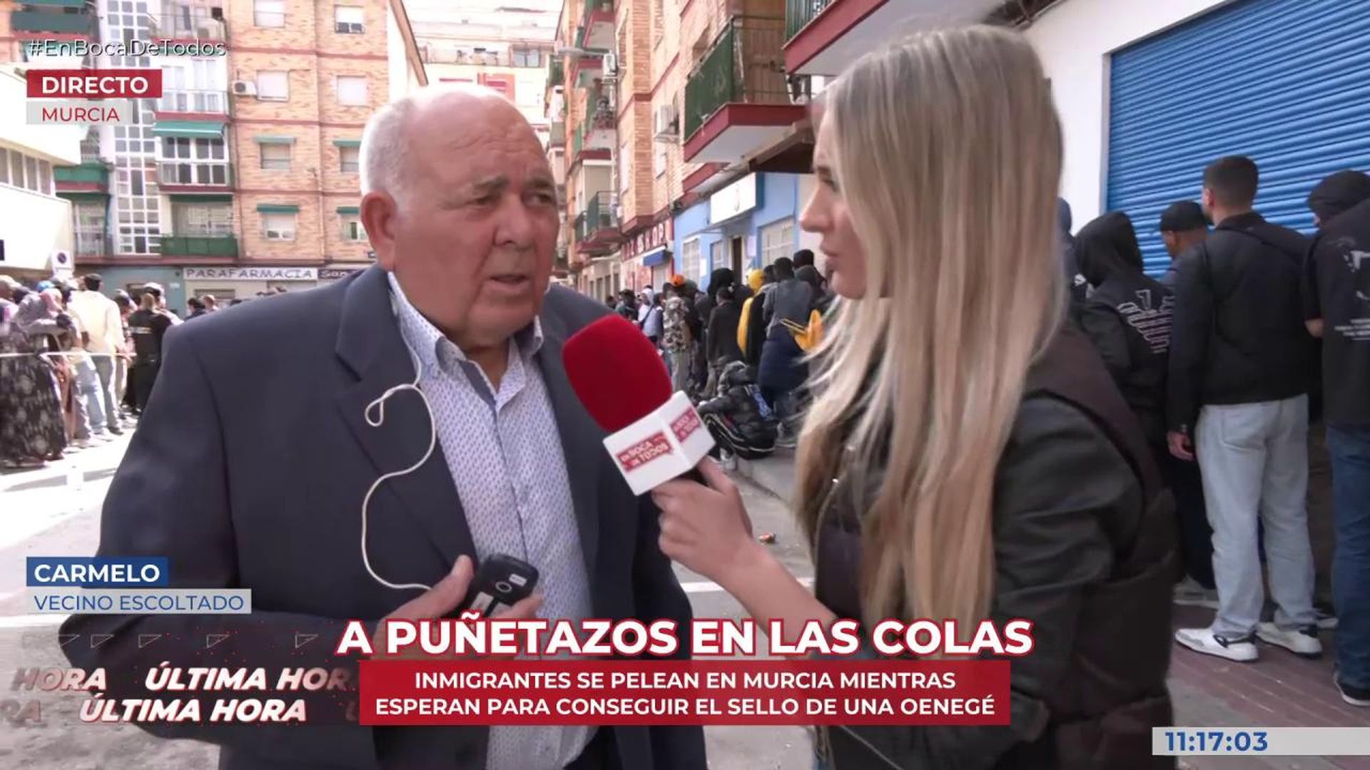 Nuevos incidentes en las colas de regularización de Murcia