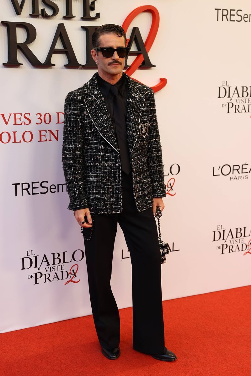 Pelayo Díaz, en el estreno de 'El diablo viste de Prada 2'