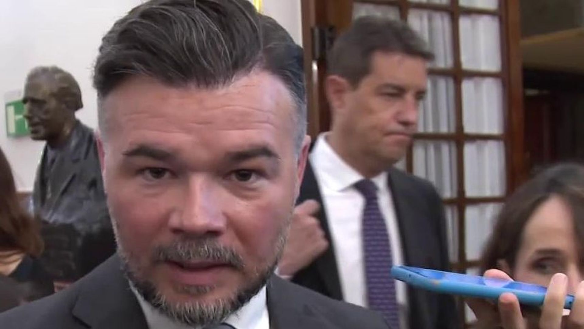 Rufián acusa a Junts de "putear" a "tres millones de personas" al no apoyar el decreto de vivienda