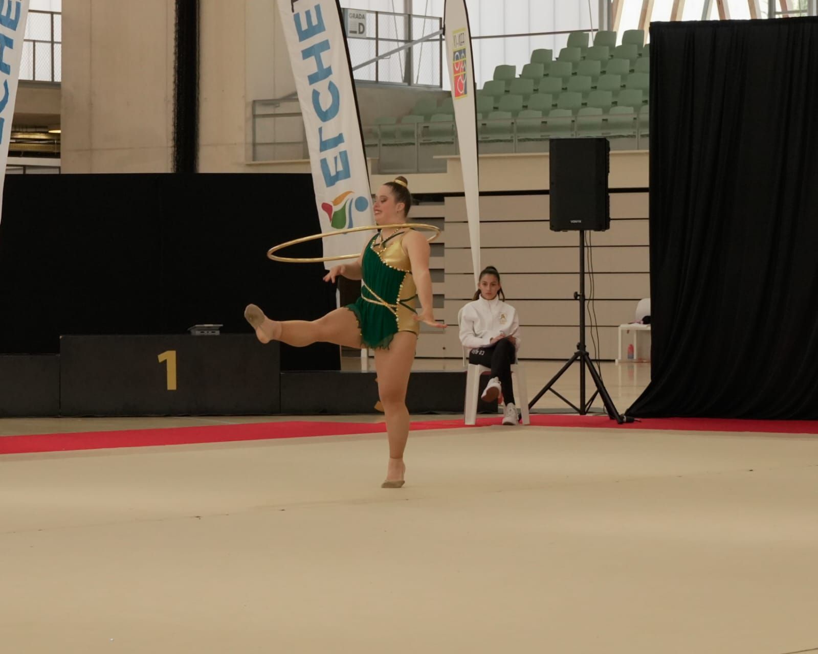 Sara en una de sus últimas actuaciones