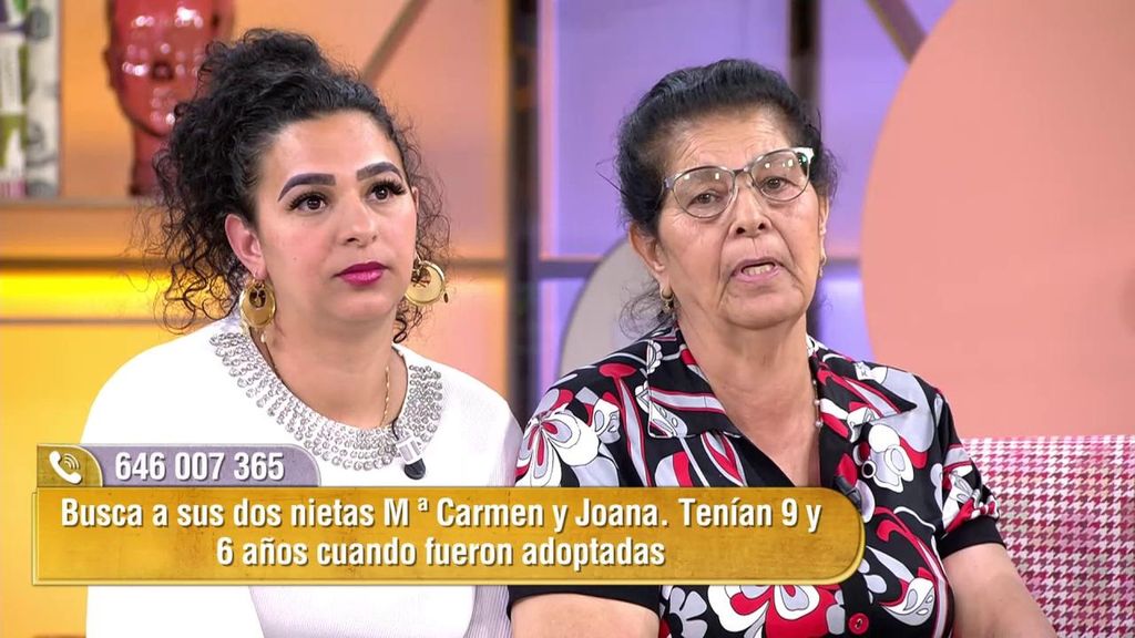 Amparo busca sin descanso a sus dos nietas, que fueron entregadas en adopción, tras 18 años sin verlas: "La esperanza no la pierdo"