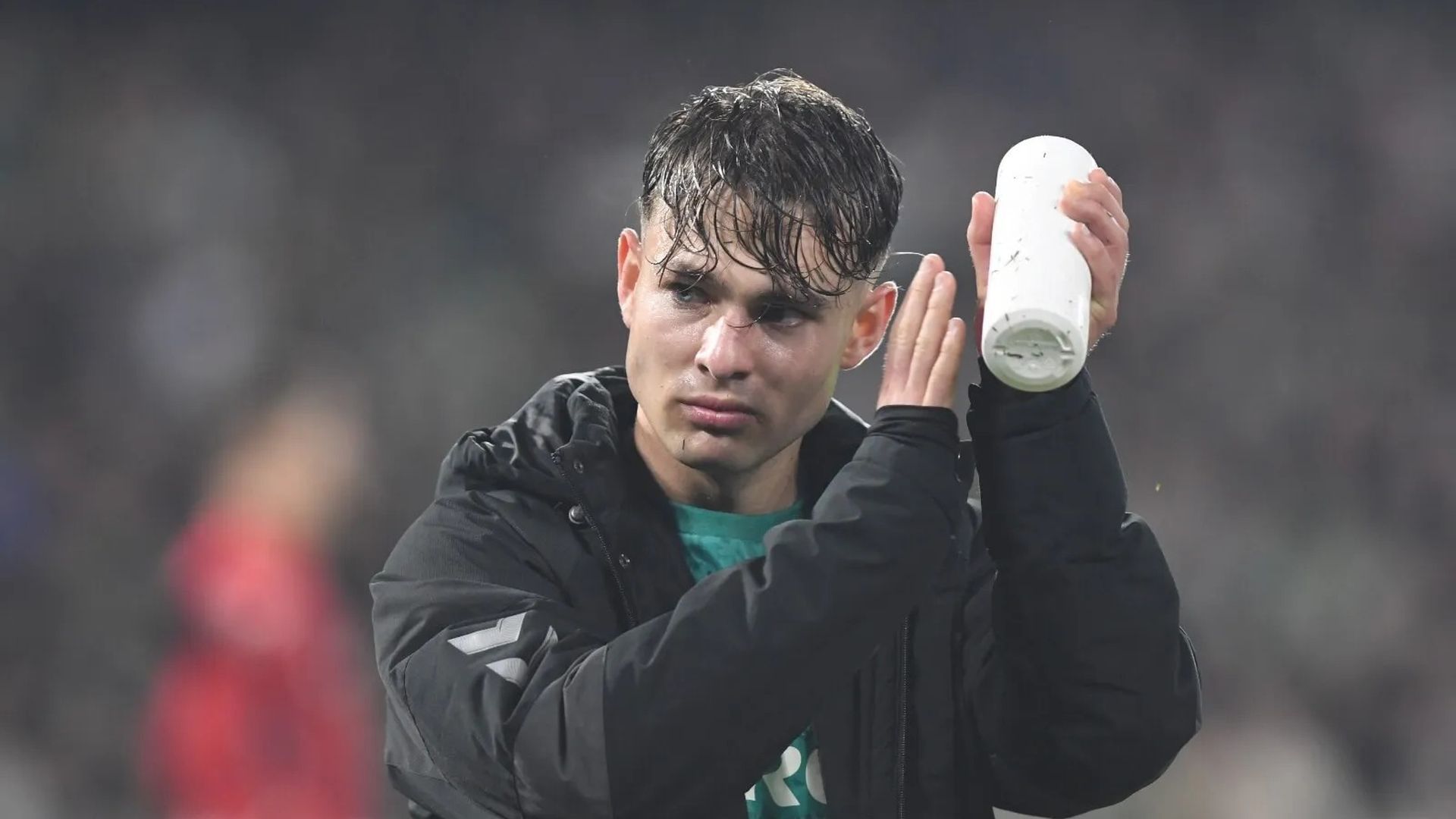 Ángel Ortiz, en un partido con el Betis