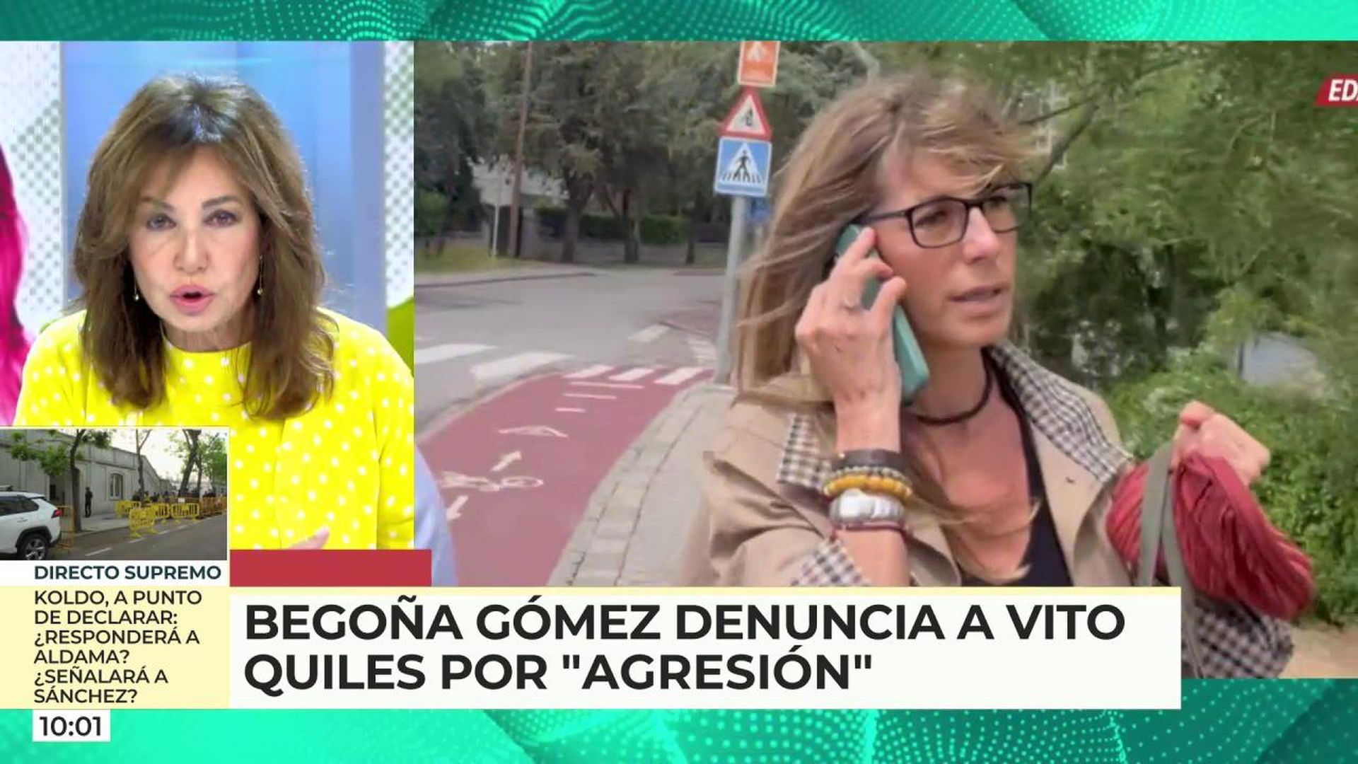 Begoña Gómez denuncia al periodista Vito Quiles por presunto acoso y agresíon