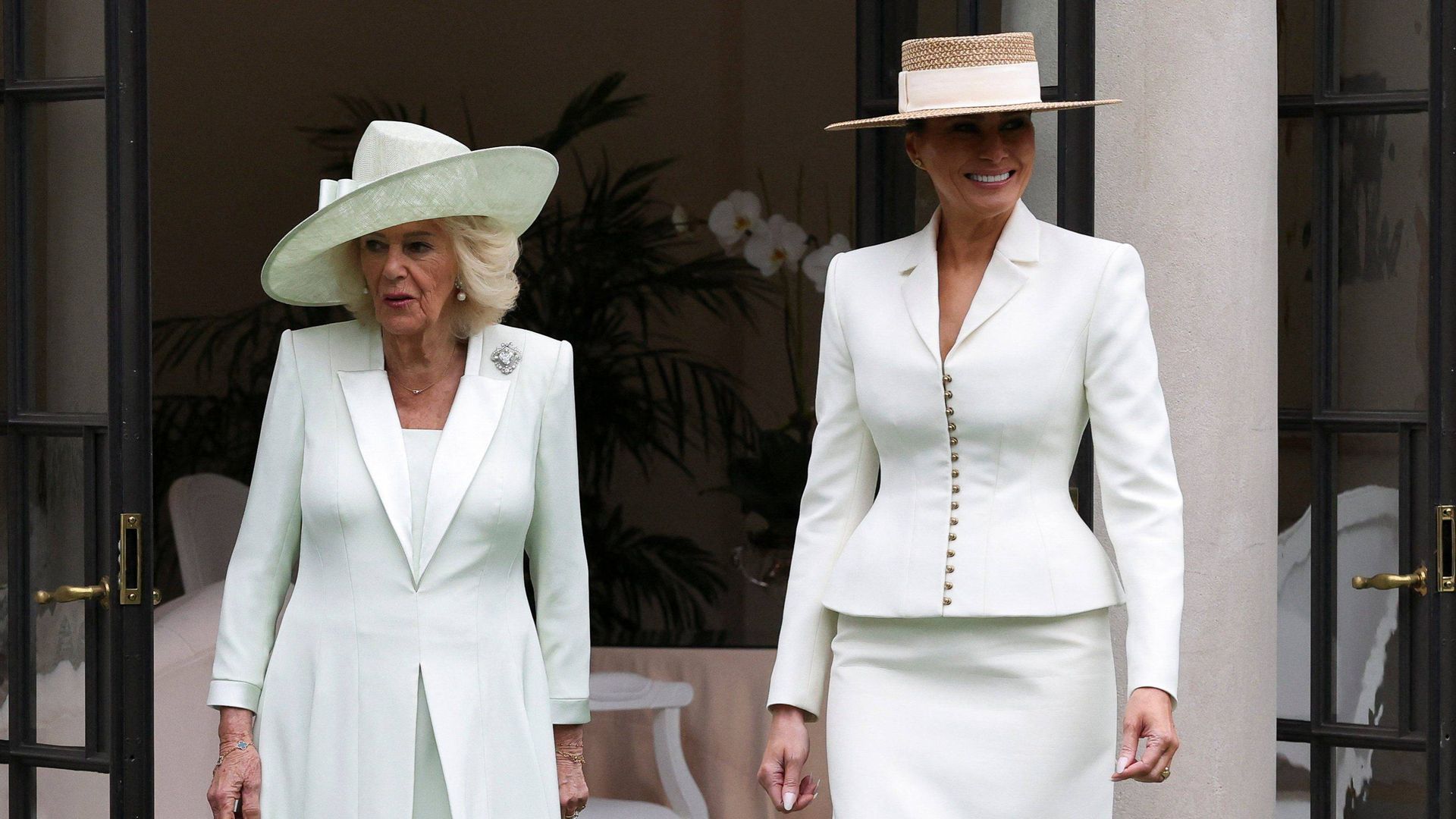 Camila y Melania Trump