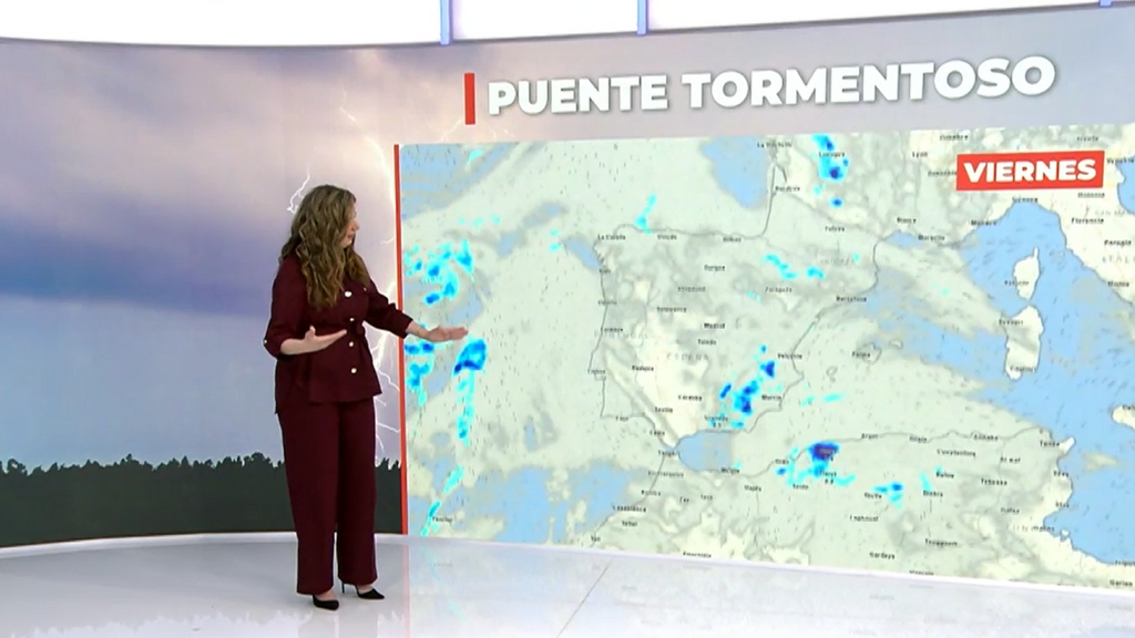 Lluvias generalizadas en España para el puente de mayo y el raro fenómeno del Duende Rojo
