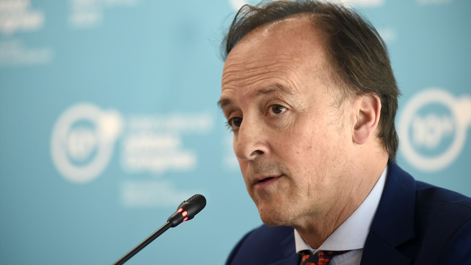 El director científico de IVIRMA Juan Antonio García Velasco , durante una intervención en 2023