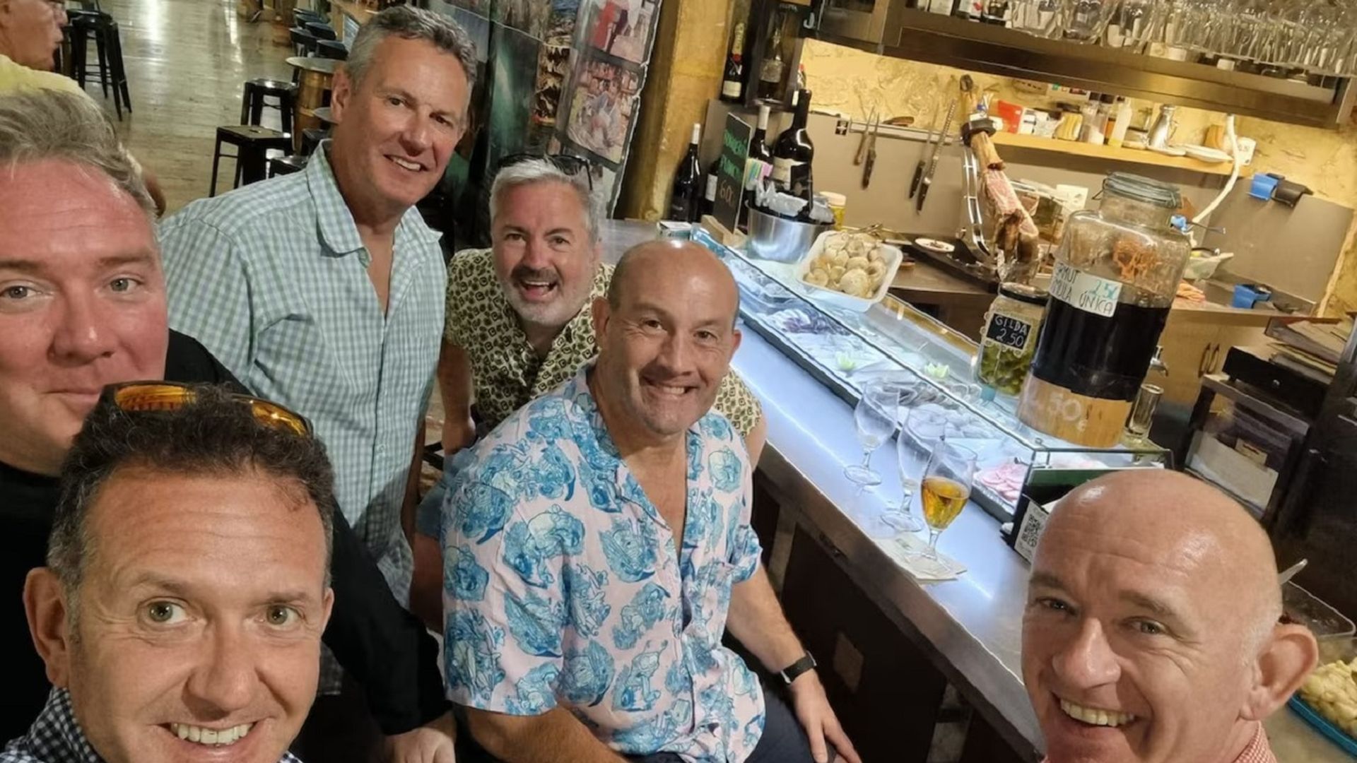 El grupo en su parada en Xàbia, en 2023