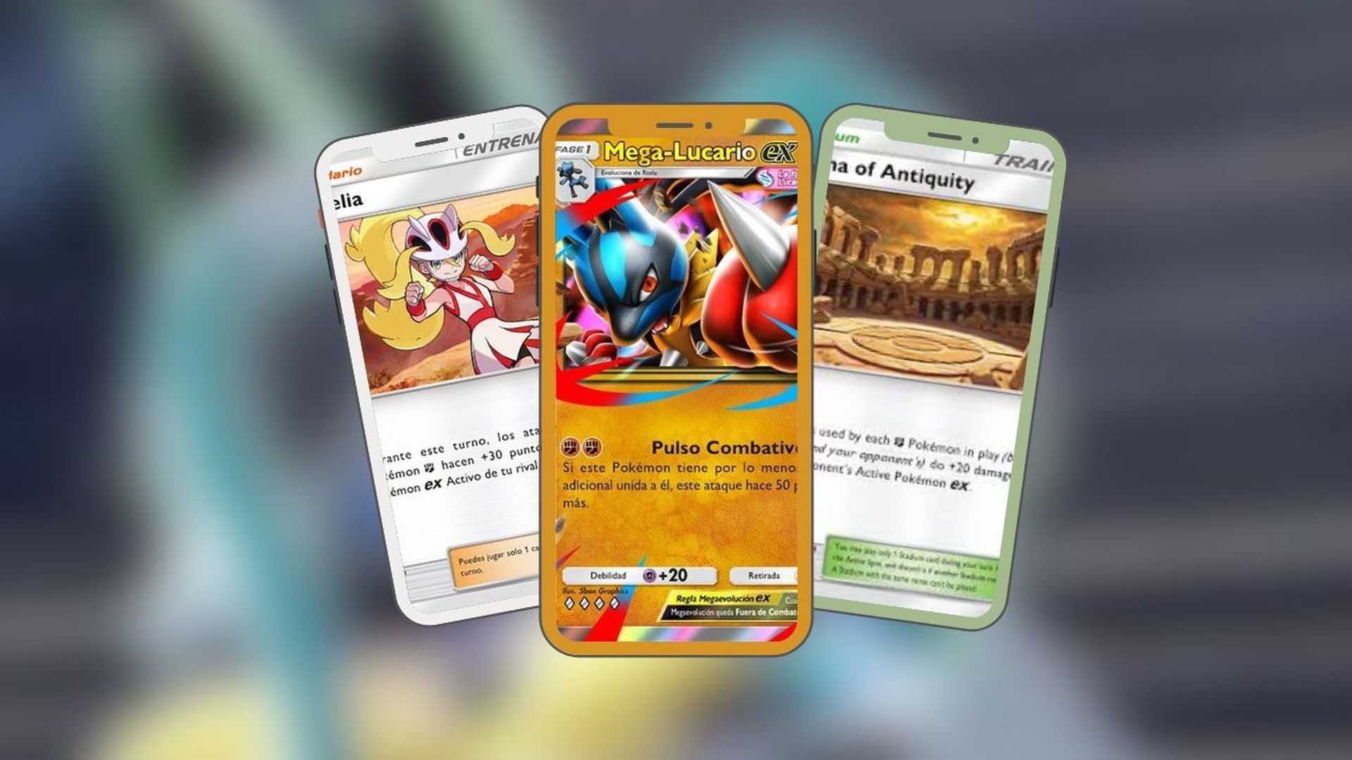 El mazo de Mega Lucario EX en Pokémon Pocket