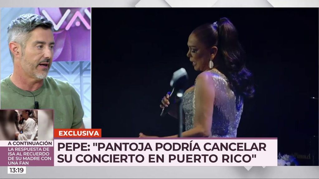 Exclusiva | Isabel Pantoja podría cancelar su concierto en Puerto Rico: "Ha vendido 1.200 localidades"