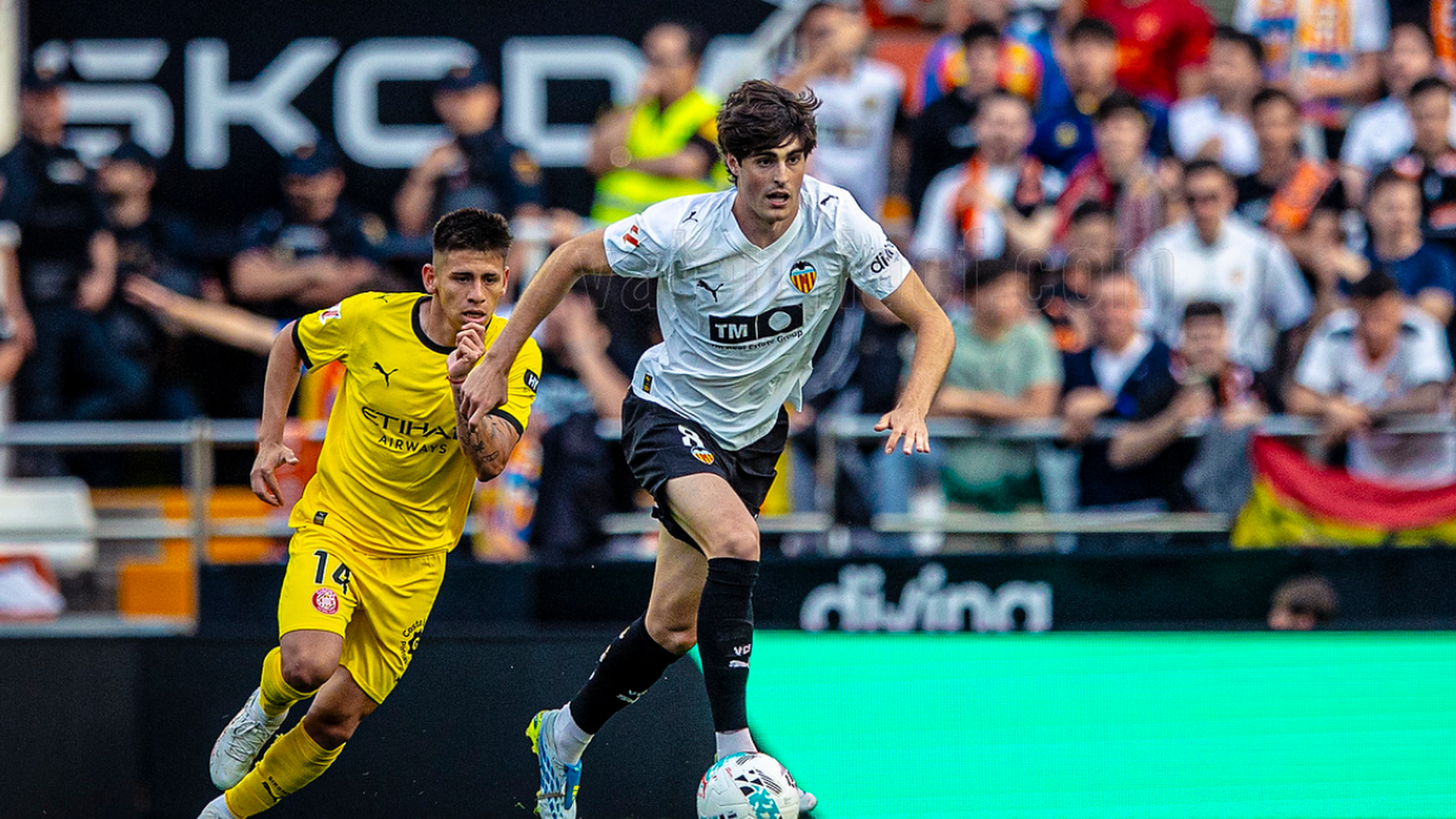 Javi Guerra en Mestalla
