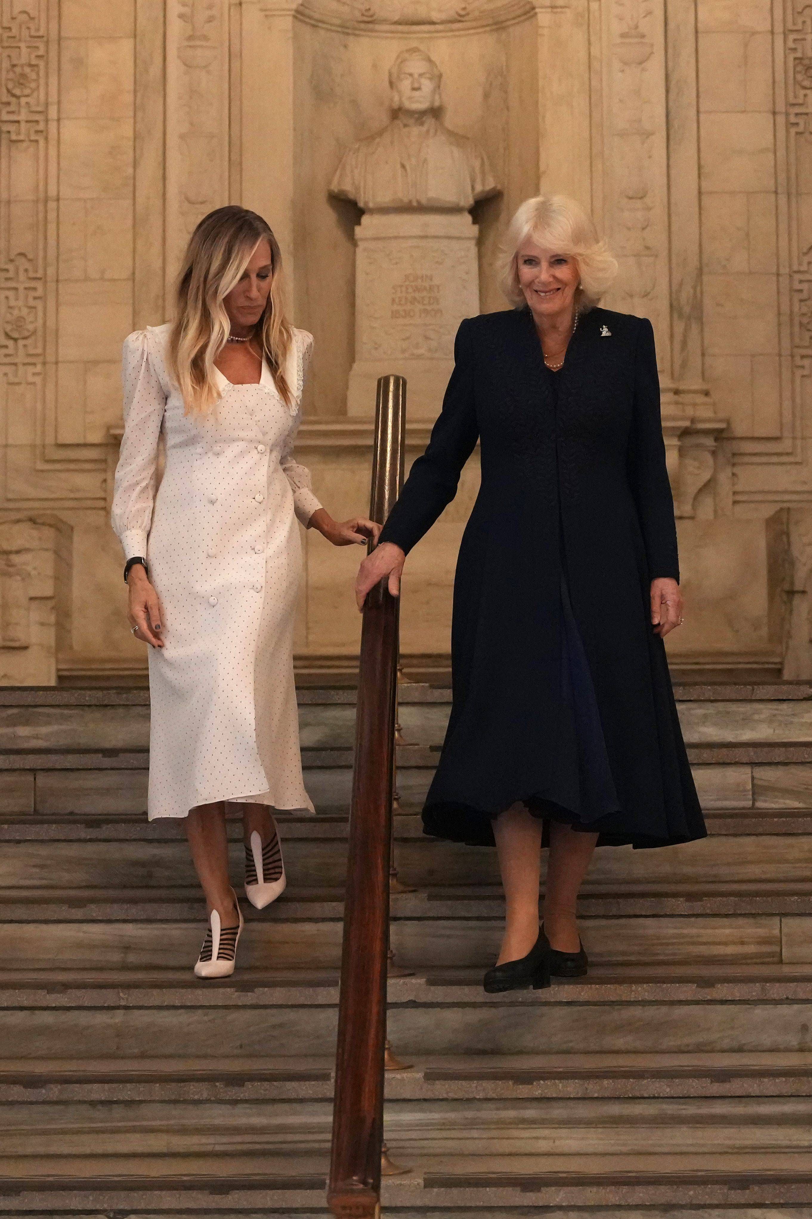 La reina Camila y Sarah Jessica Parker