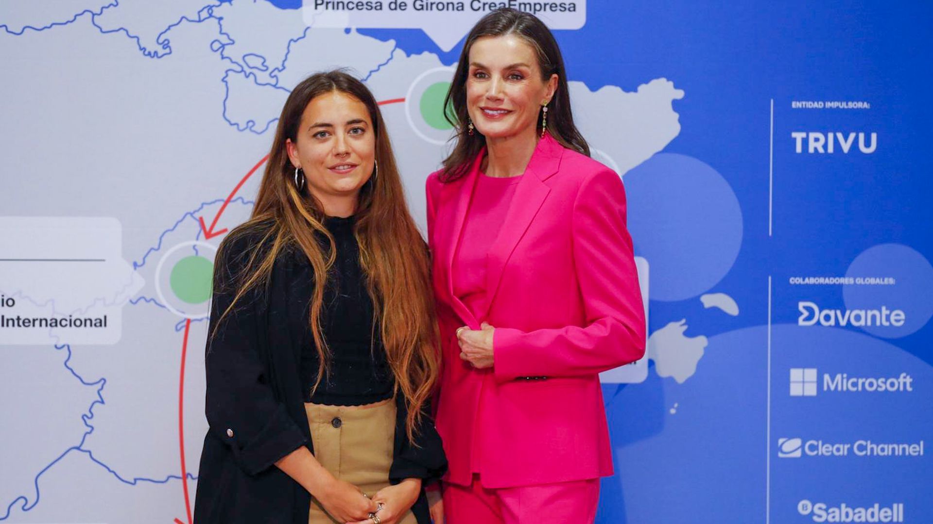 La reina Letizia junto a Gemma Blasco