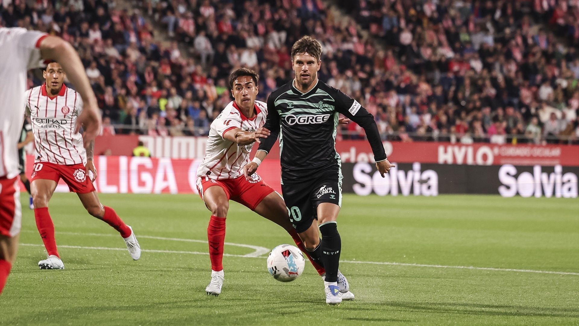 Lo Celso, en el Girona - Betis