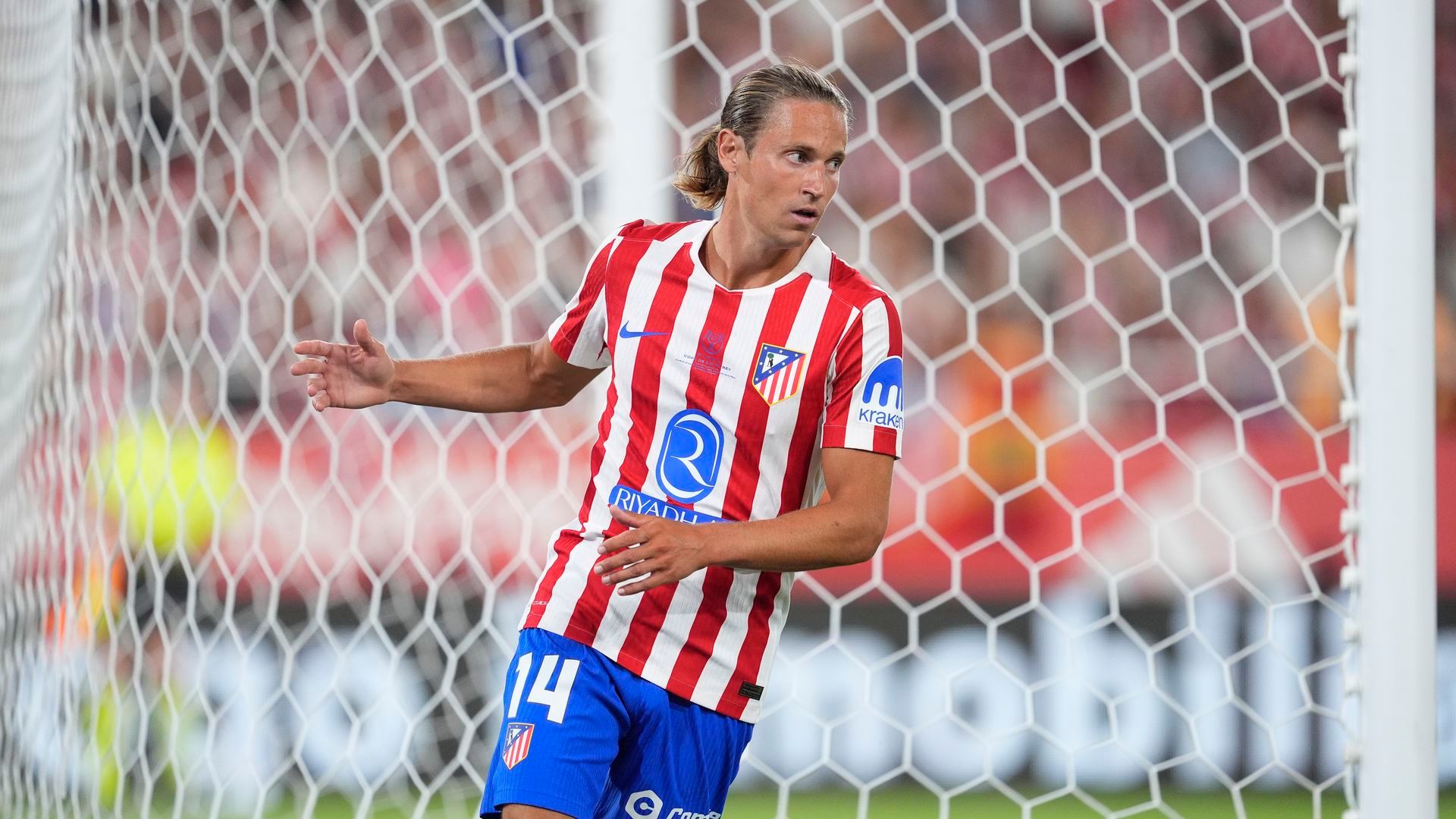 Marcos Llorente, en un partido con el Atleti