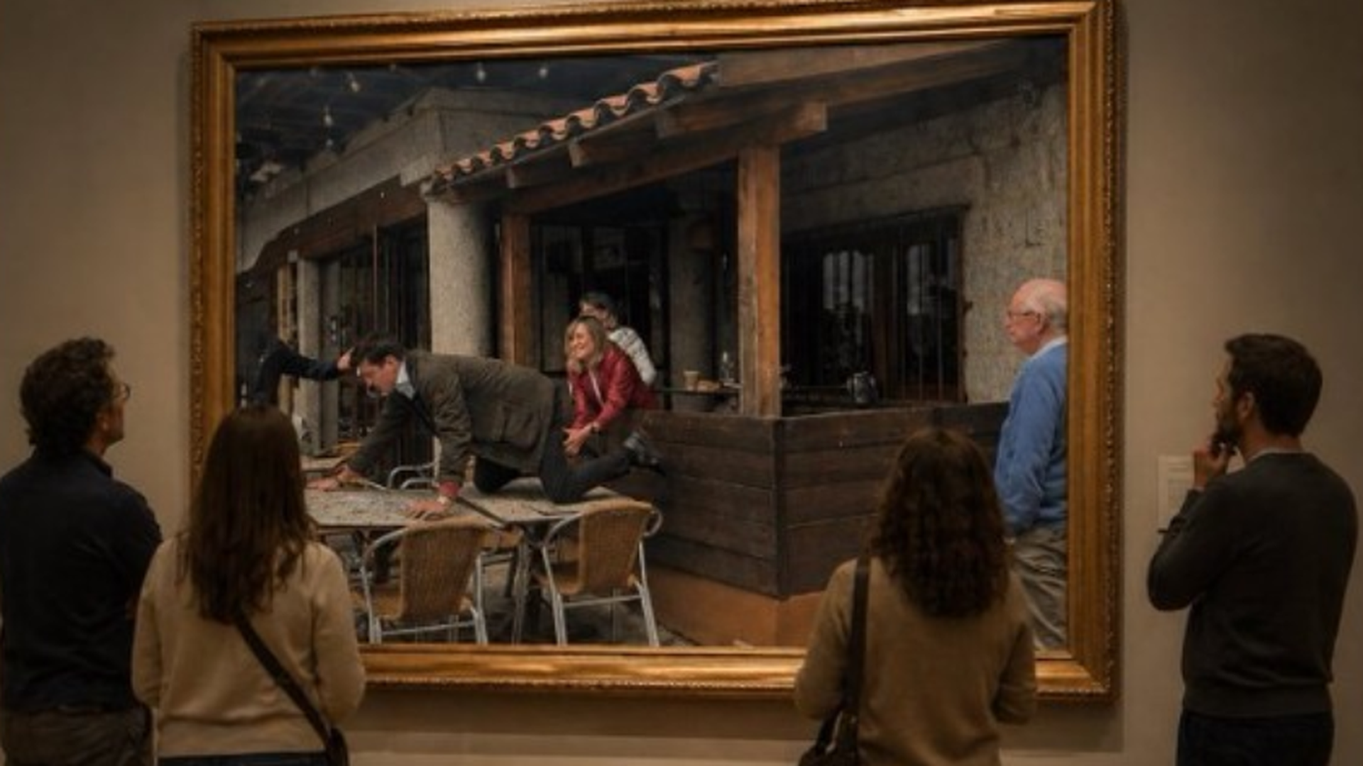 Meme difundido por X sobre el altercado entre Begoña Gómez y Vito Quiles