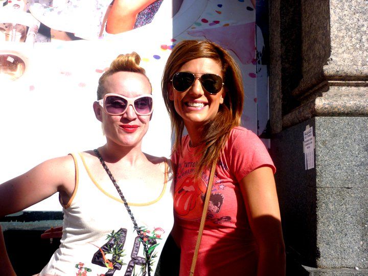Nagore y su hermana Janire
