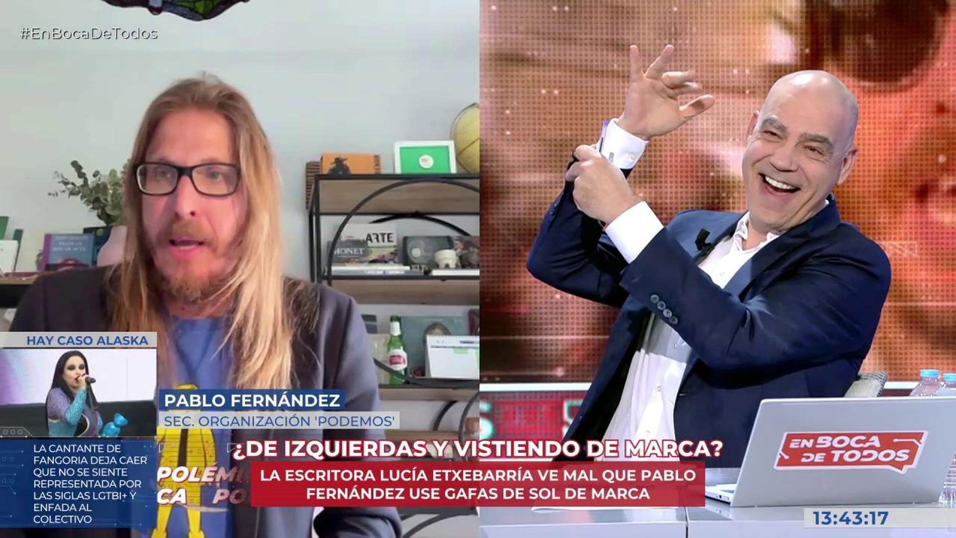 Pablo Fernández responde indignado a la acusación de “Incoherente” de Lucía Etxebarría: “Me da vergüenza desmentir a una persona que es un bulo andante”