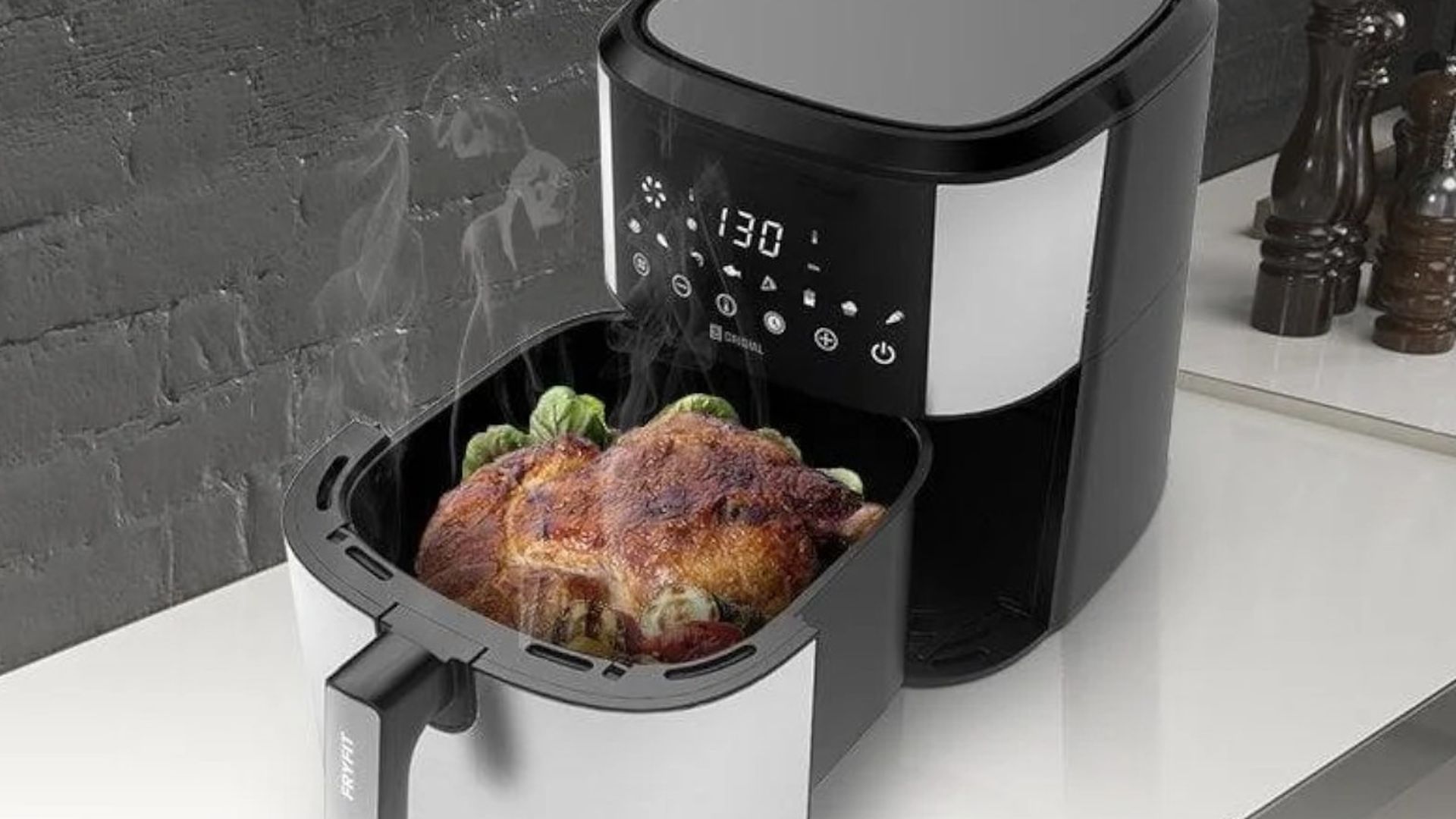 Si buscas una freidora de aire grande, estas Origial FryFit tiene 8 litros y un descuento del 37%