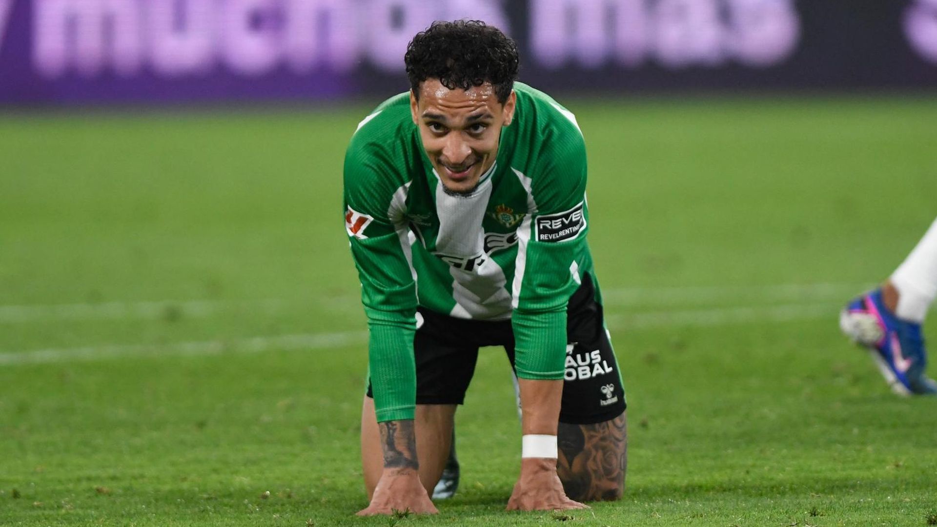 Antony, contra el Real Madrid