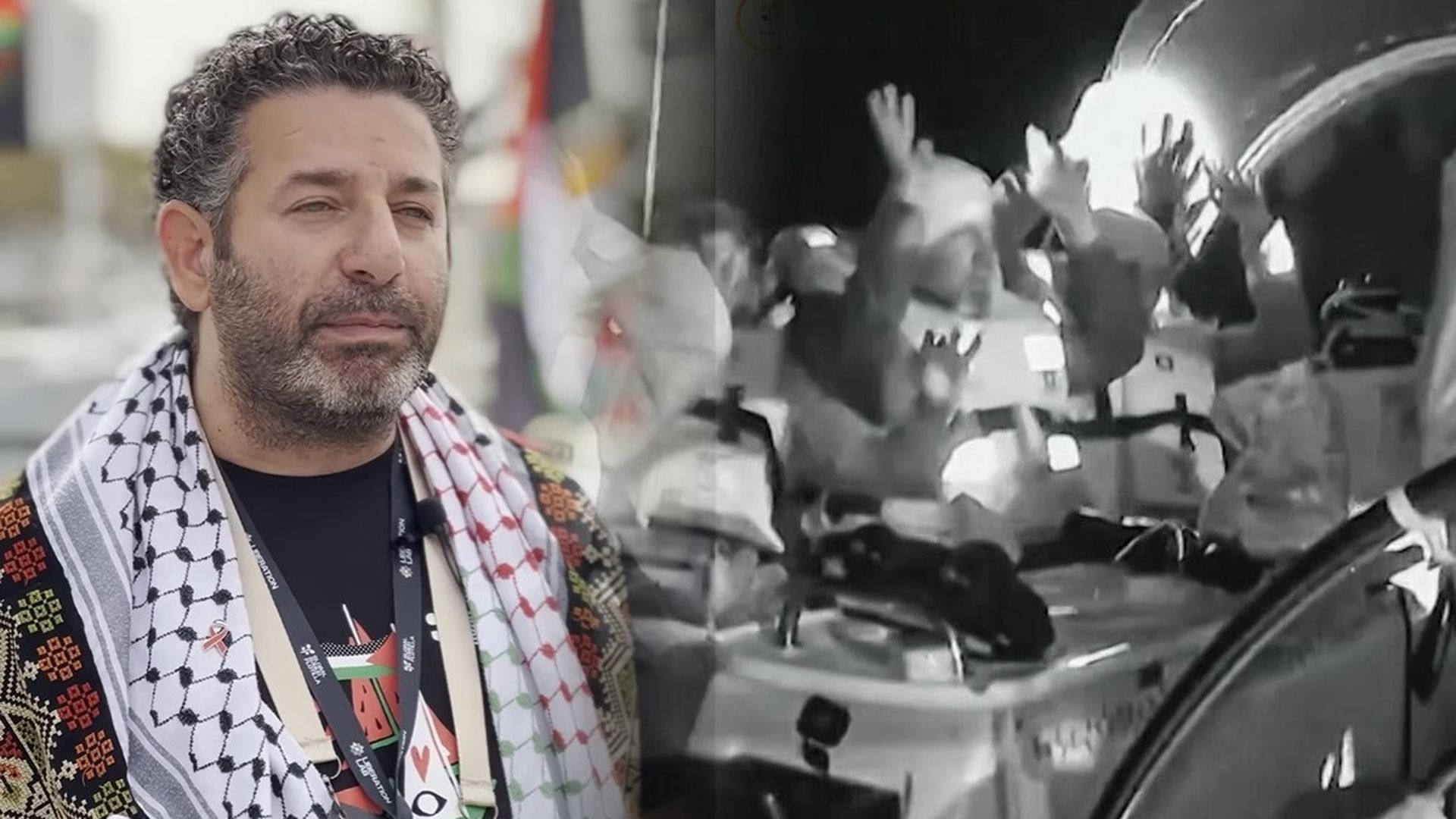 Israel se lleva a Saif Abukeshek, activista hispano-palestino de la flotilla, y a un brasileño para ser interrogados en su territorio